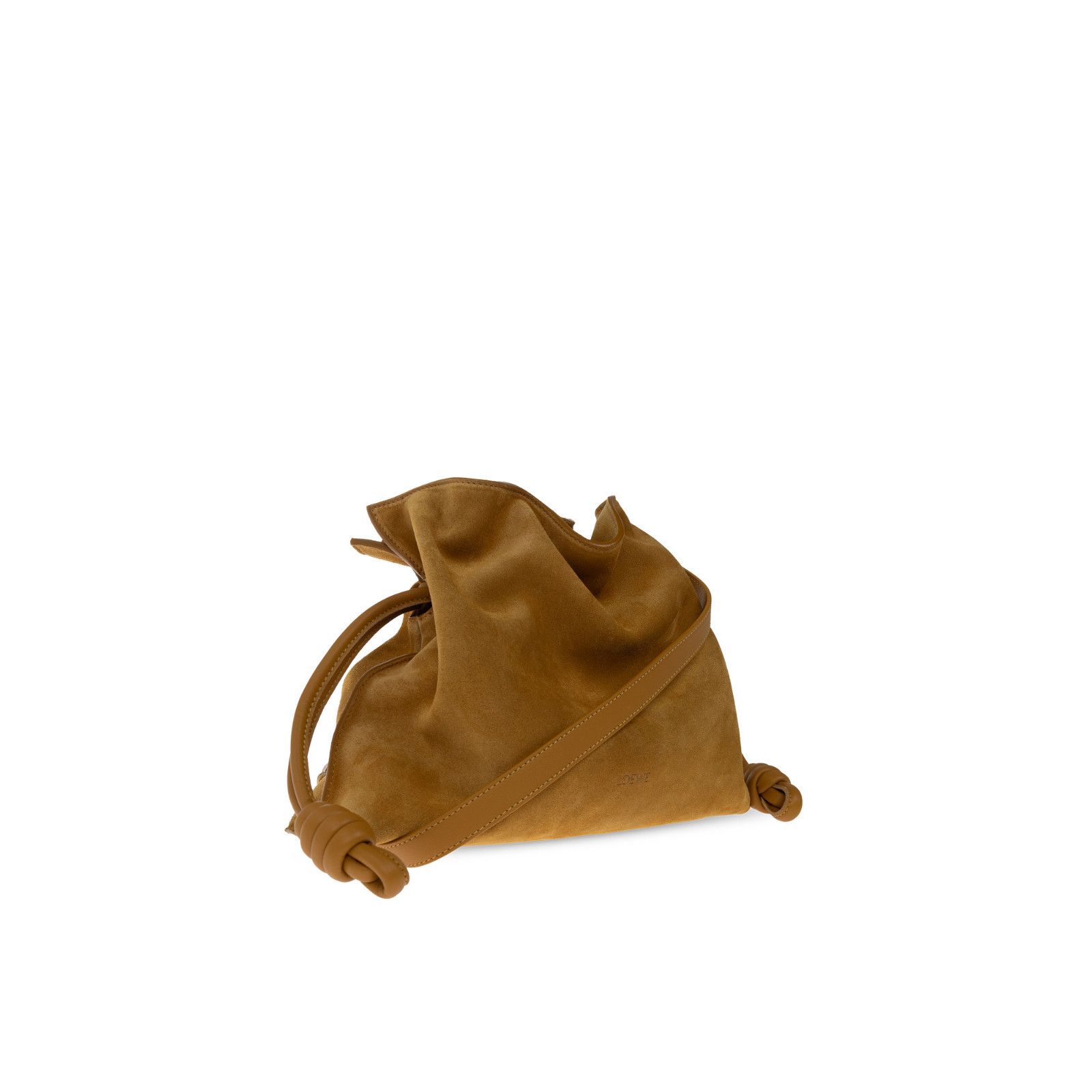 Loewe LOEWE Medium Flamenco Clutch Ochre Suede Clutch New & Authen Size ONE SIZE - 2 Thumbnail
