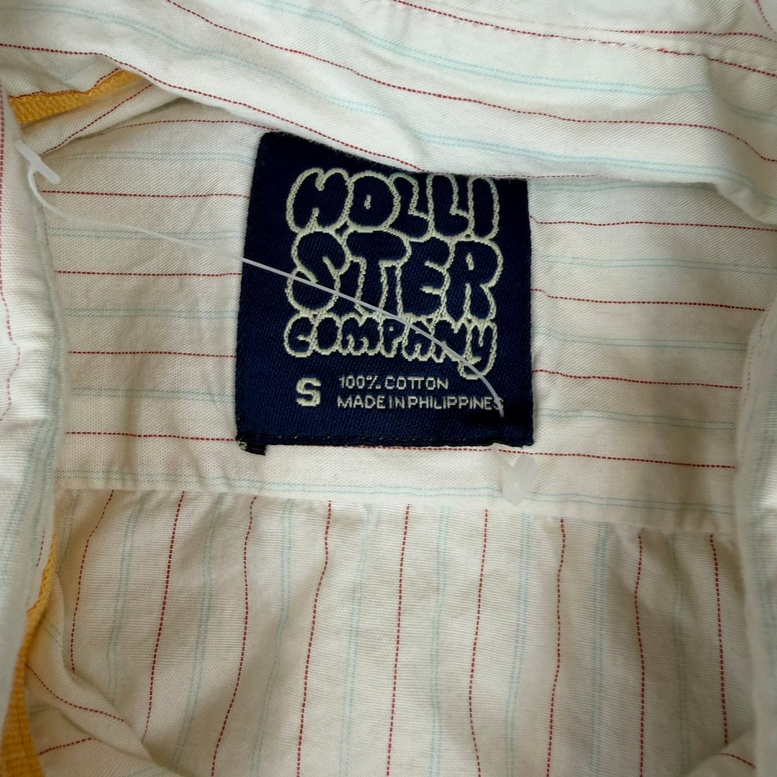 Hollister y2k Hollister Company White Pinstripe Button-Up Shirt S Size S / US 4 / IT 40 - 3 Thumbnail