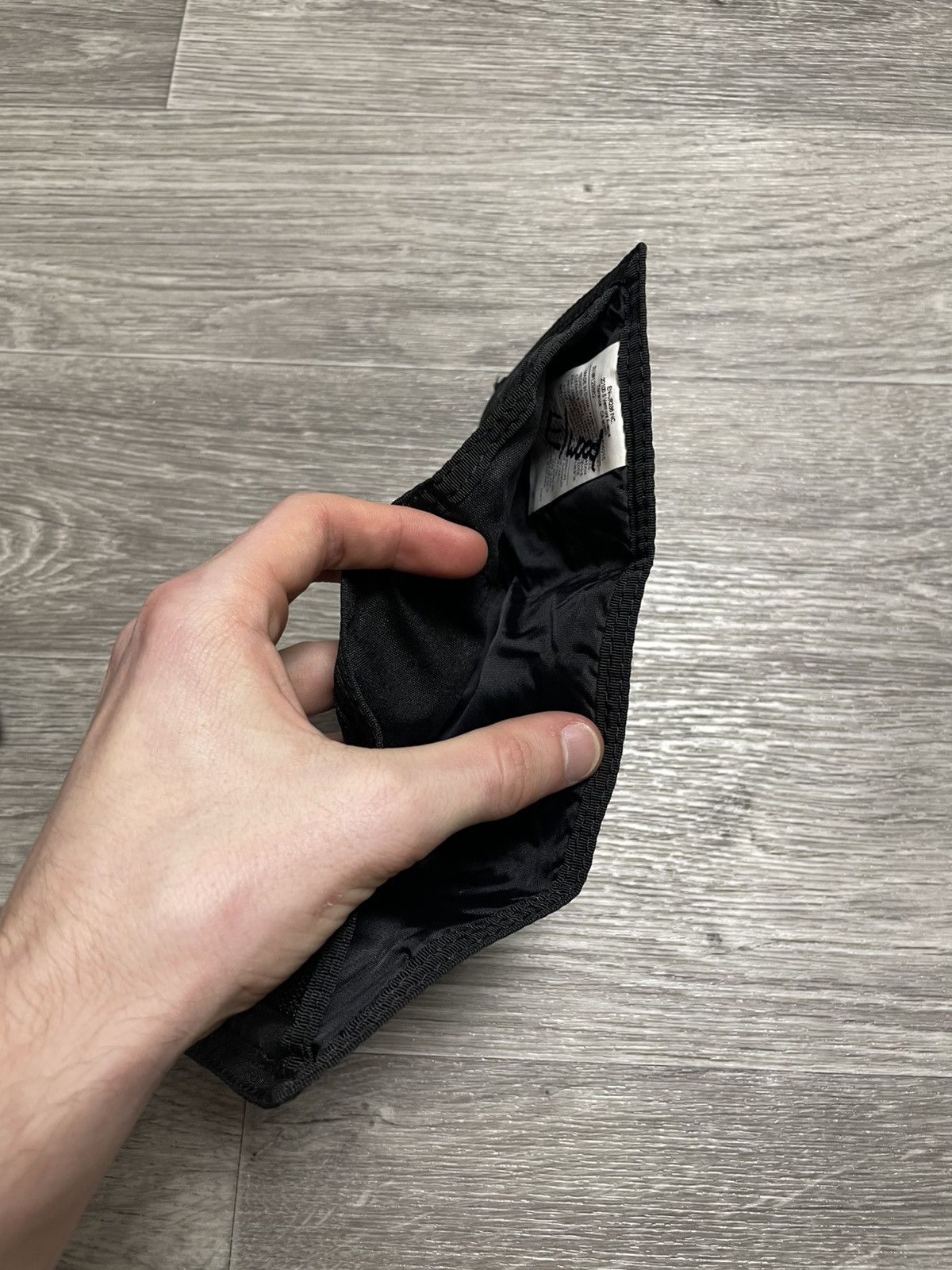 Nike Nike Wallet Swoosh Bifold Card Holder Coin Zip Purse Black Size ONE SIZE - 5 Thumbnail