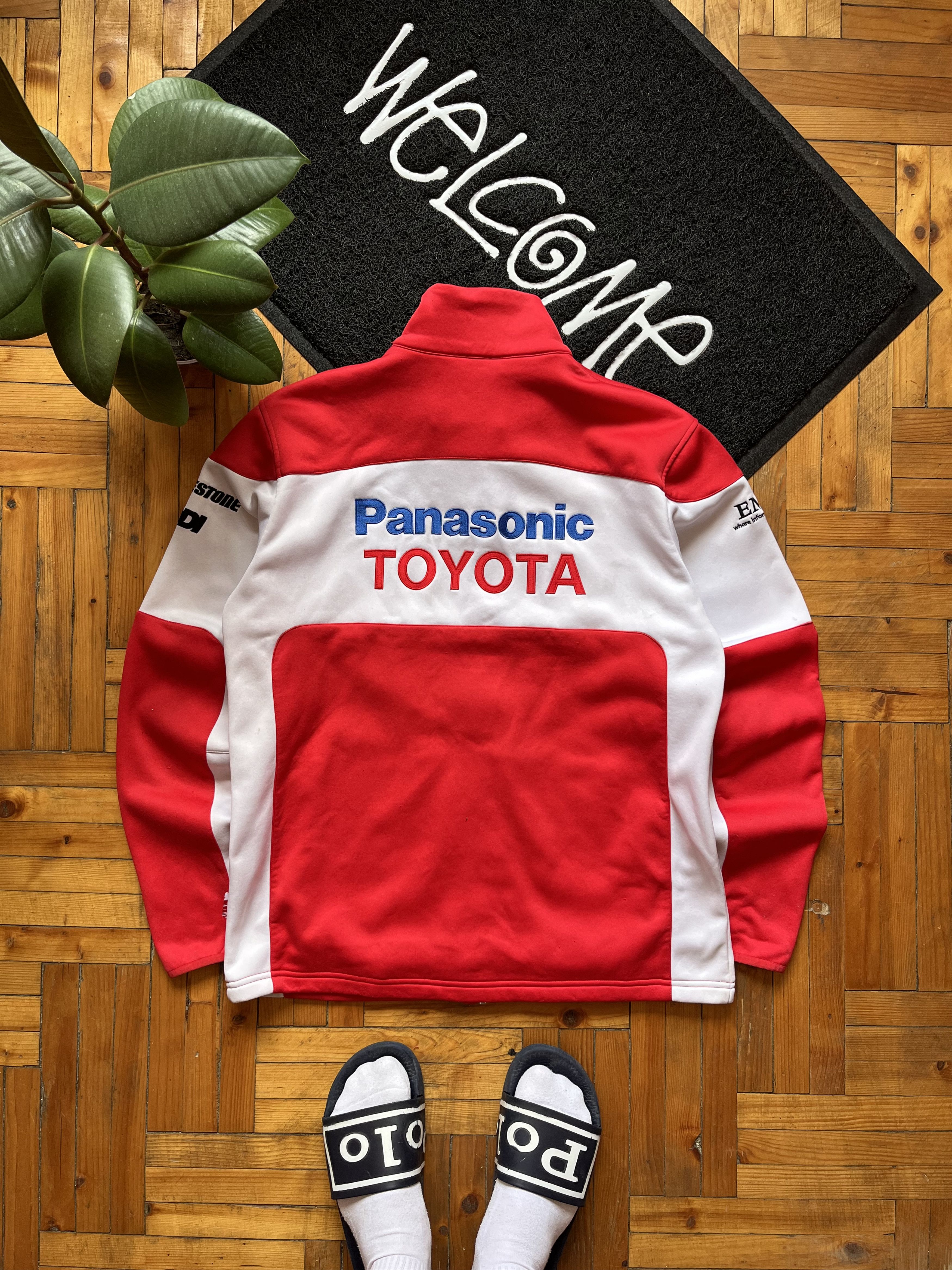 Vintage Toyota Panasonic F1 Team Fleece Racing Jacket