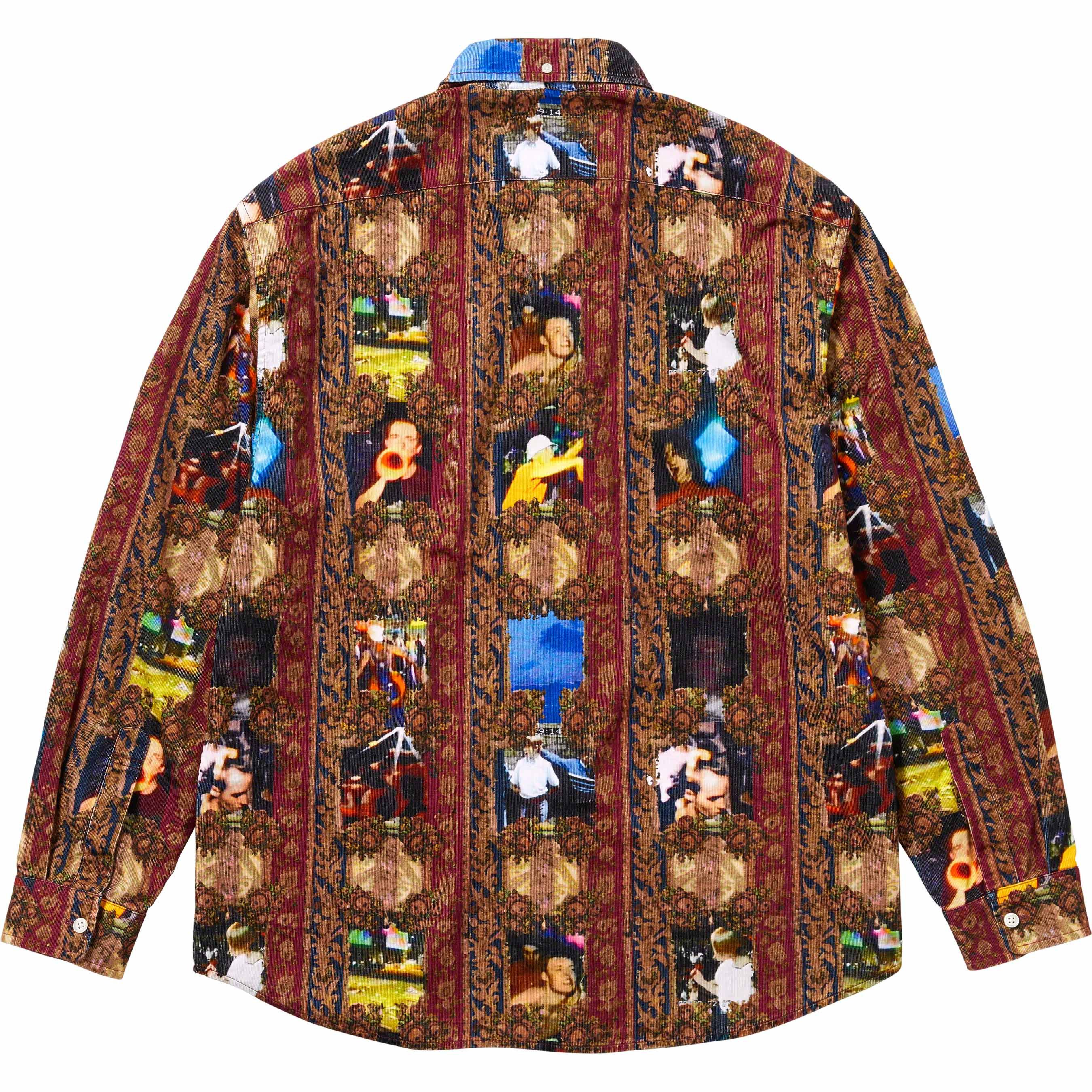 Supreme o1tko10825 Mark Leckey Hardcore Corduroy Shirt Multicolor Size US XL / EU 56 / 4 - 2 Thumbnail