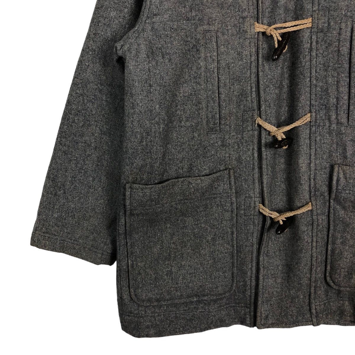 Japanese Brand 🔥Vintage Wool Chore Jacket Off Road Japan Made Wood Button Size US M / EU 48-50 / 2 - 4 Thumbnail