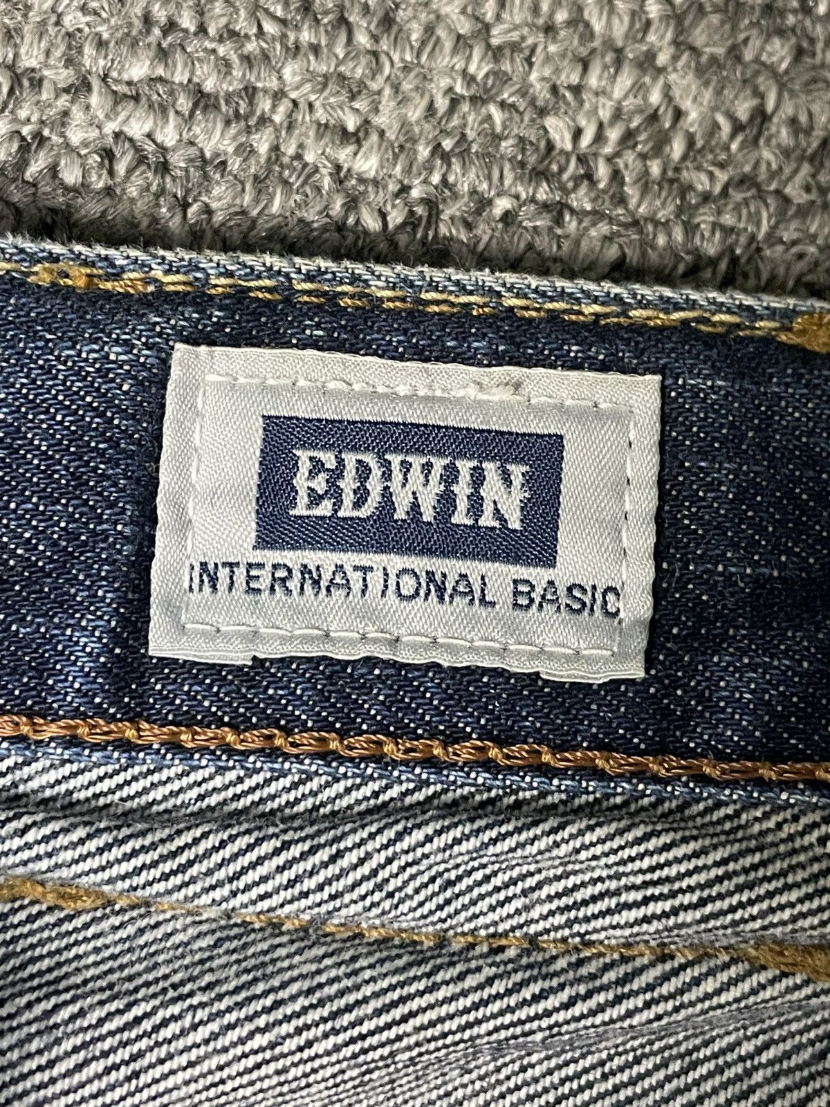Edwin × Japanese Brand × Vintage Vintage EDWIN Straight Cut Jeans (84) Size US 34 / EU 50 - 8 Thumbnail