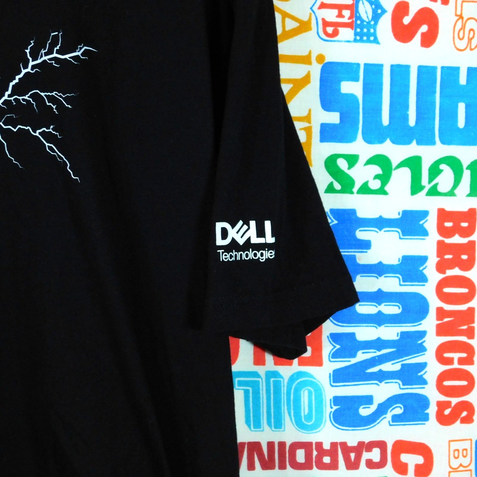 Next Level Intel Power Up Lightning Graphic Tee Size XL Double Sided Size US XL / EU 56 / 4 - 5 Thumbnail