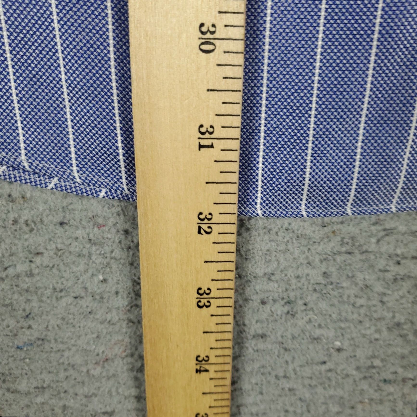 Brooks Brothers Brooks Brothers Shirt Mens 16.5 Blue Striped Dress Button Up Long Sleeve Size 46R - 6 Thumbnail