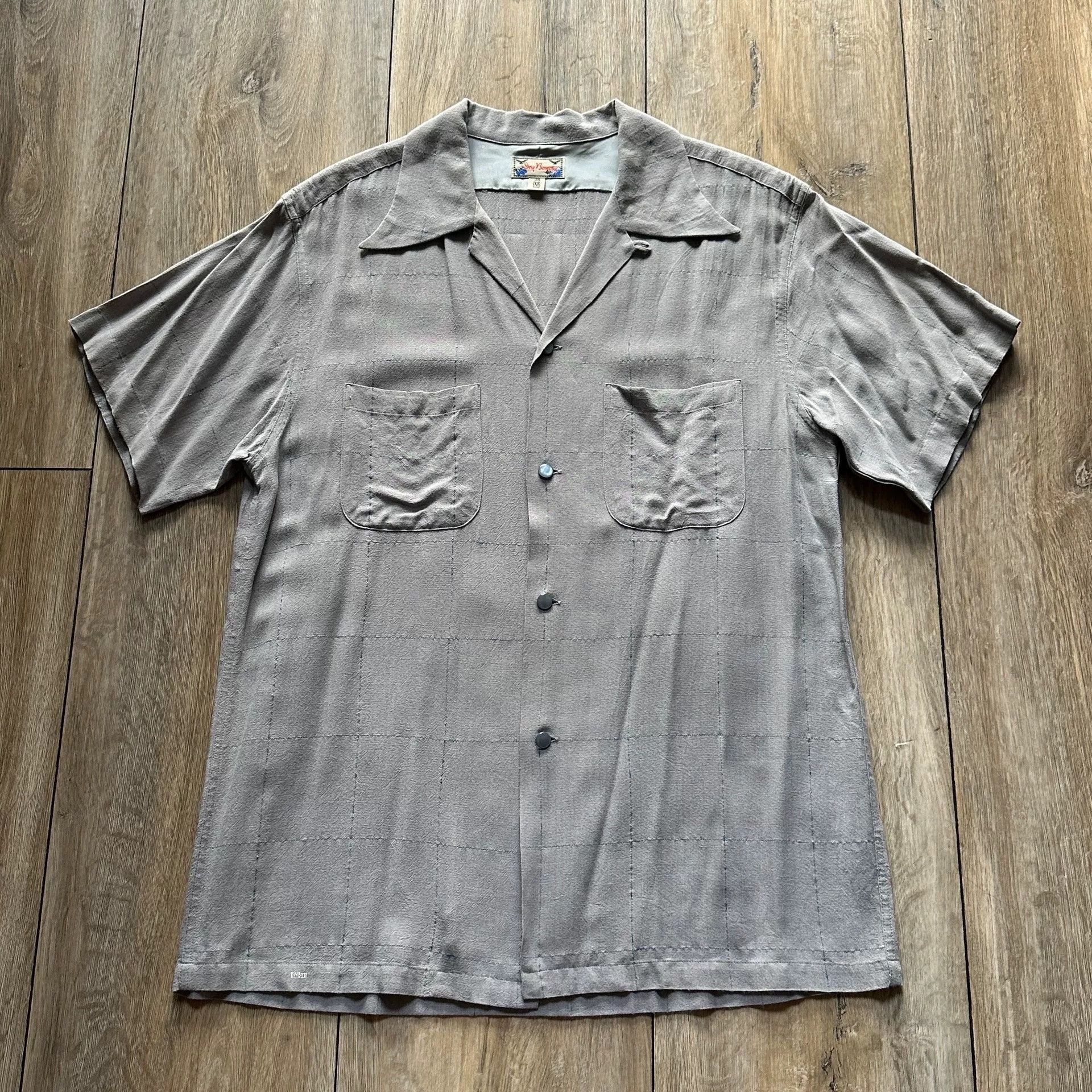 Dry Bones Dry Bones 40s-60s Short-Sleeve Shirt Size US M / EU 48-50 / 2 - 1 Thumbnail