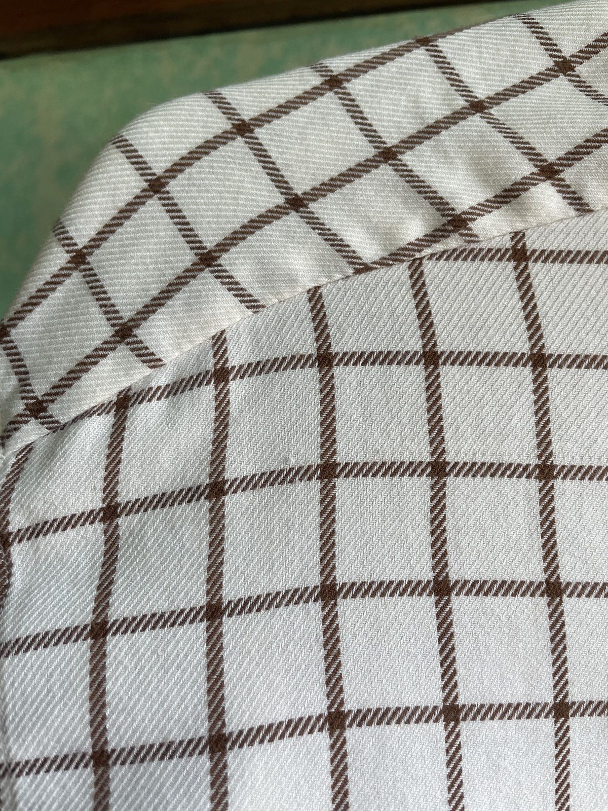 Ermenegildo Zegna Ermenegildo Zegna Men’s 40 / 15 3/4 Cotton Cashmere Shirt Size US M / EU 48-50 / 2 - 12 Thumbnail