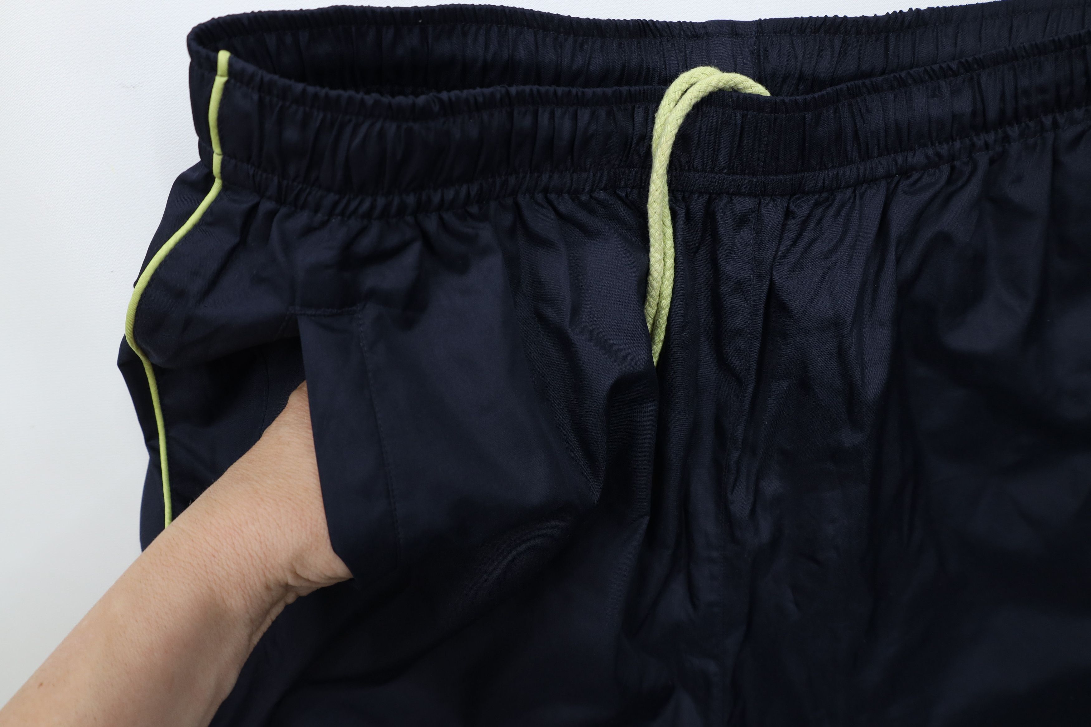 Vintage Vintage 90s Y2K Streetwear Wide Leg Windbreaker Pants Blue Size US 38 / EU 54 - 6 Thumbnail