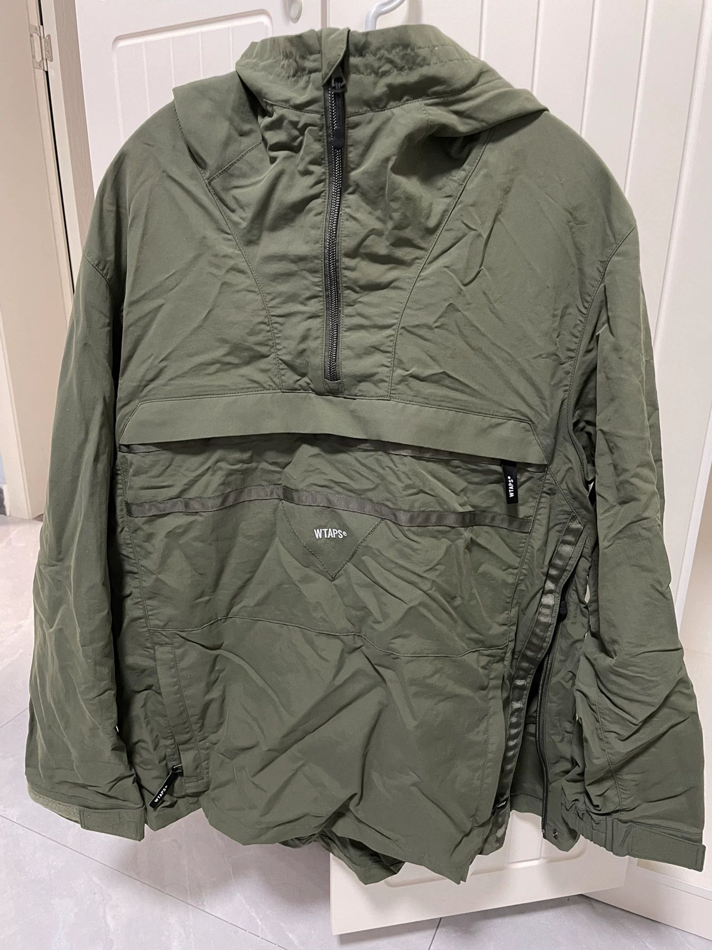Wtaps WTAPS SBS Nylon Tussah 18AW Half-Zip Pullover Jacket S New Size US S / EU 44-46 / 1 - 1 Thumbnail