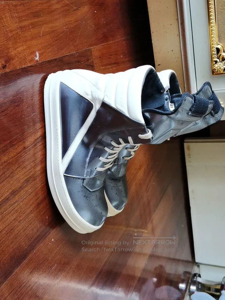 Rick Owens Rick Owens Classic Mirror Triangle Sneakers Size 43. Size US 10 / EU 43 - 1 Thumbnail