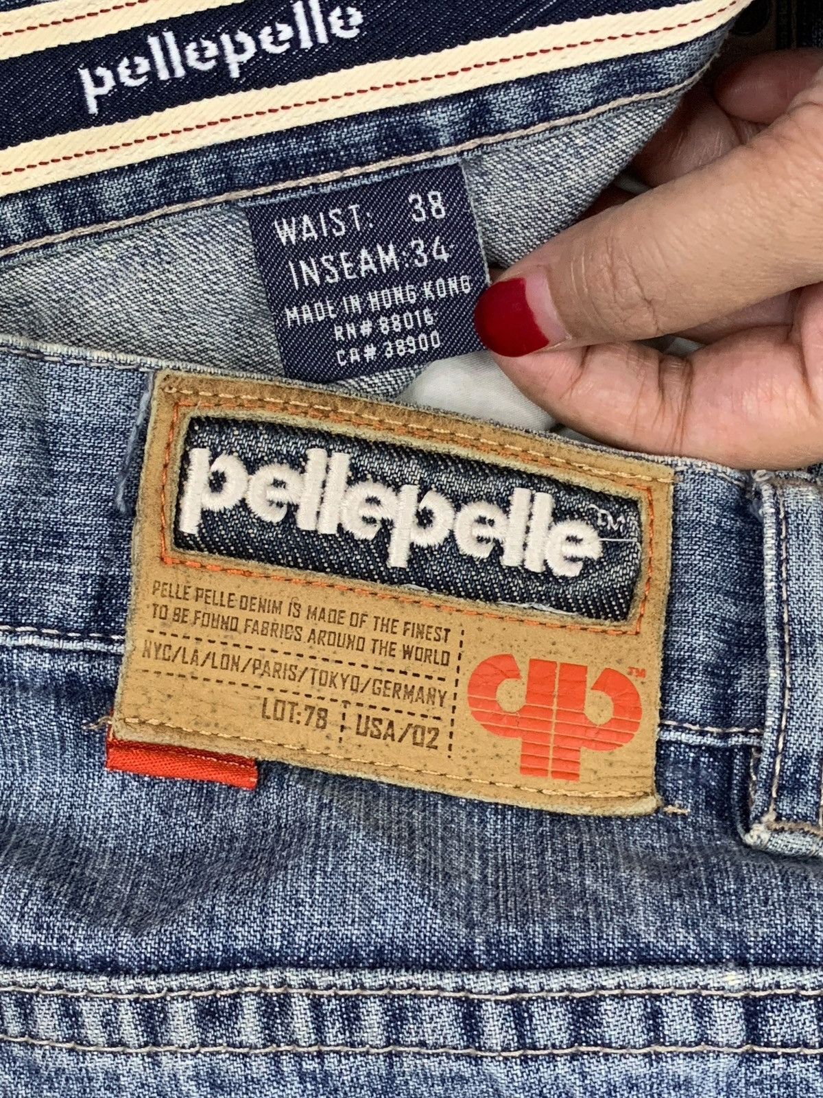 Marc Buchanan × Pelle Pelle Vintage Pelle Pelle by Marc Buchanan Mud Wash Baggy Jeans Size US 39 - 10 Thumbnail