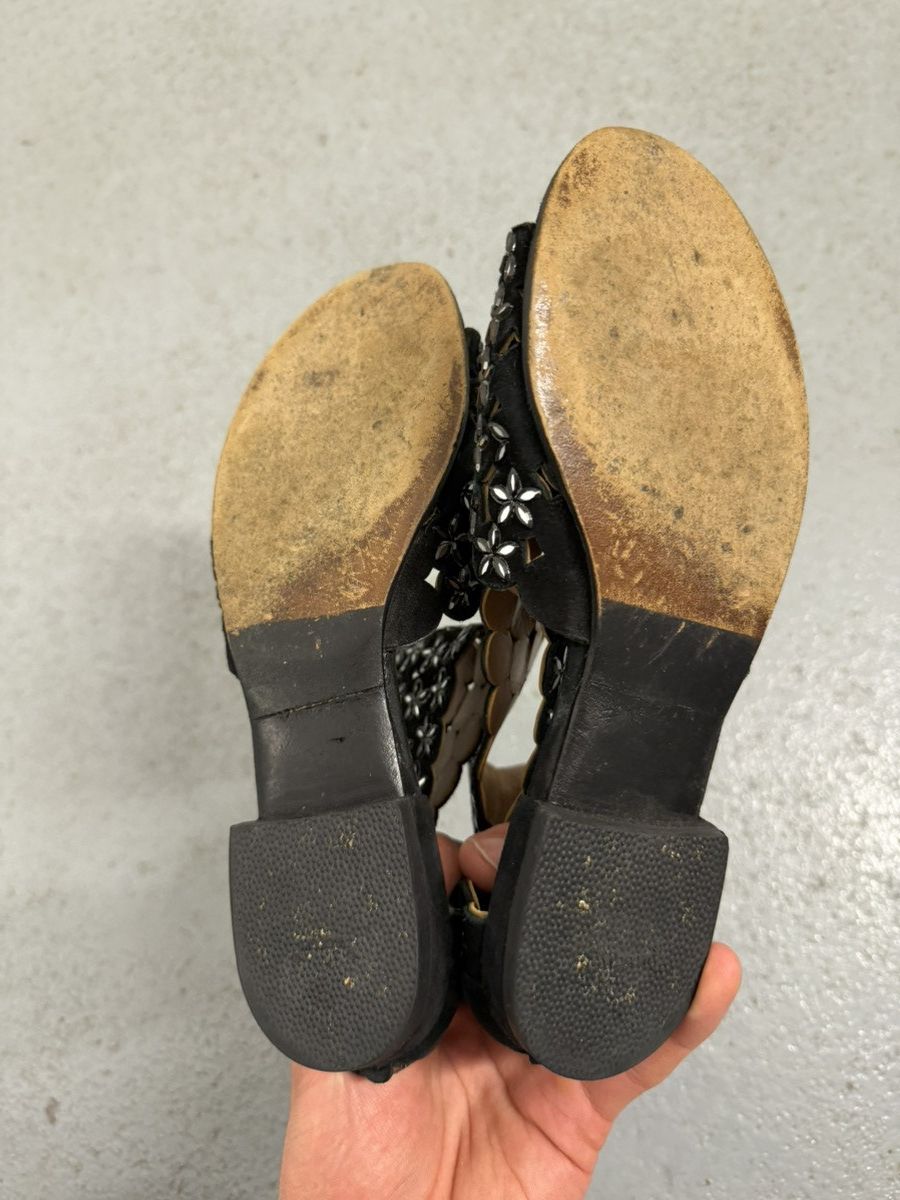 Alaia Alaïla Black Suede Gladiator Sandals Size US 7 / IT 37 - 13 Thumbnail