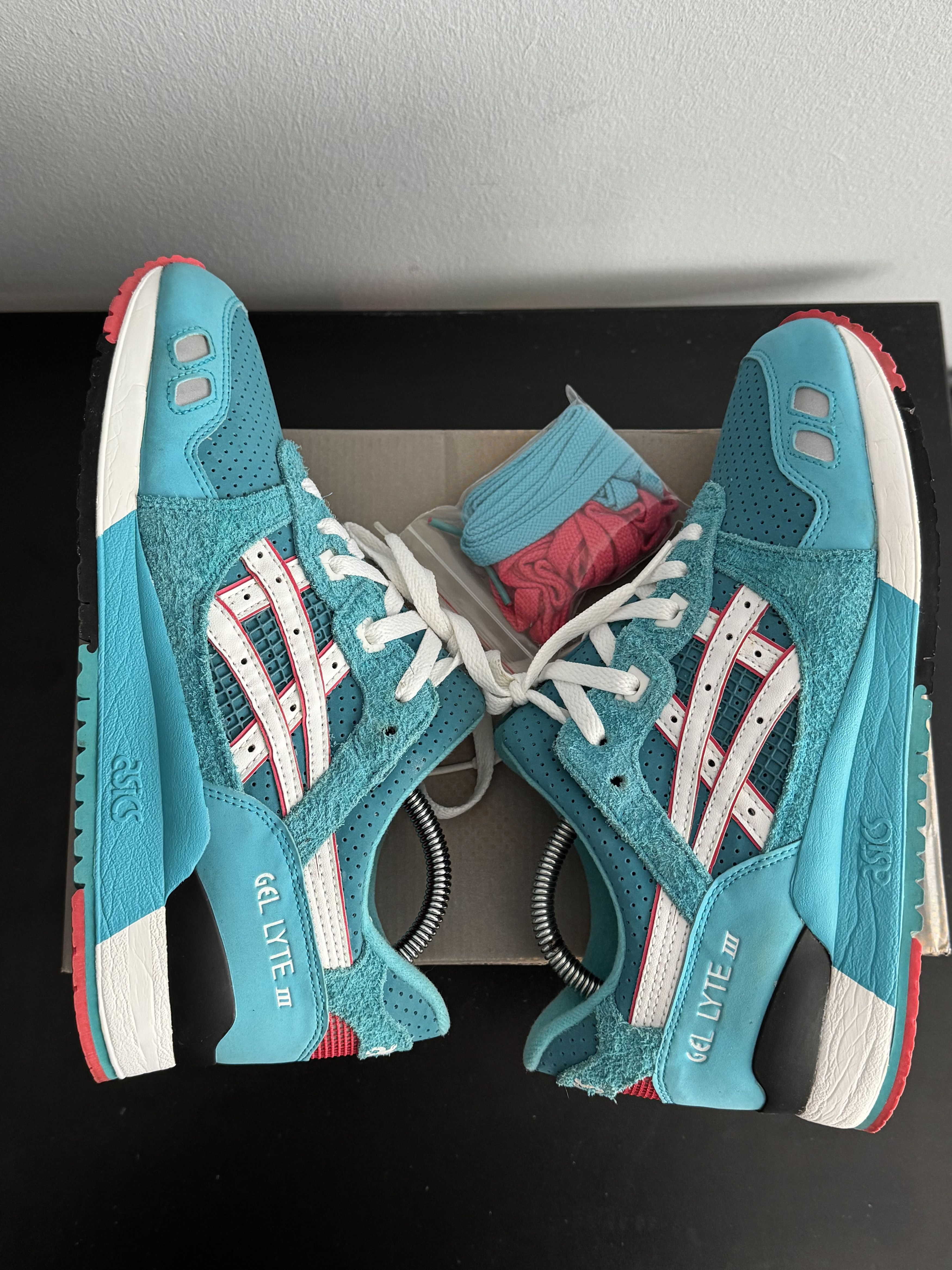 Asics BAIT x Asics Gel Lyte III Teal Dragon PYS kith ronnie fieg Size US 9 / EU 42 - 8 Thumbnail