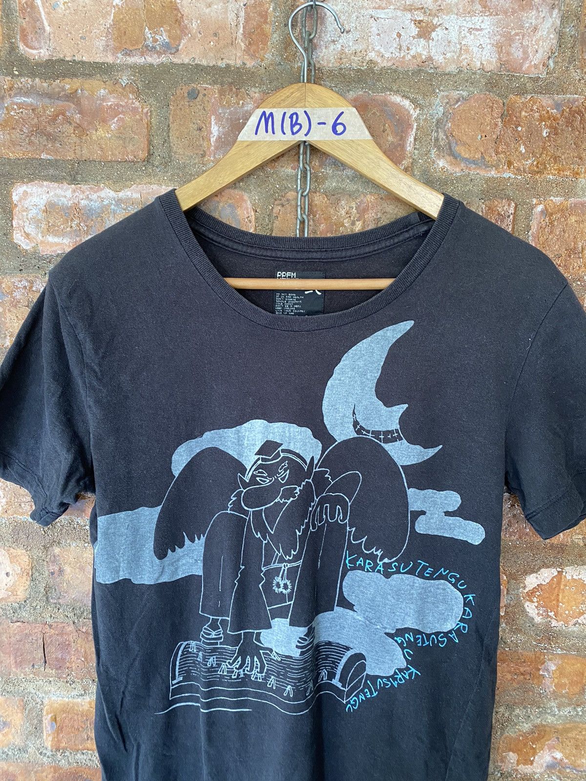 PPFM 2000s PPFM X Karasu tengu 👺 Japan tee Size US S / EU 44-46 / 1 - 4 Thumbnail