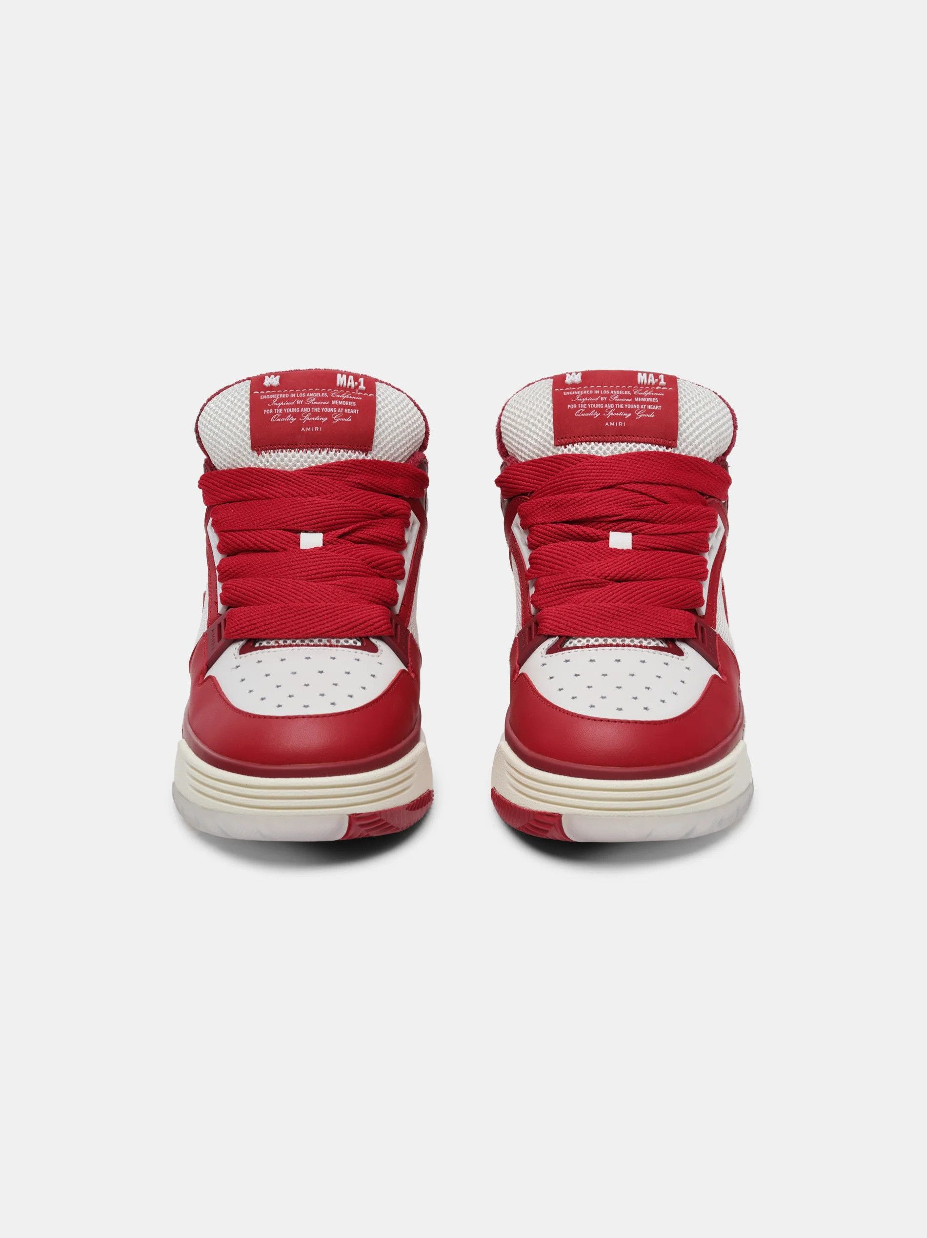 Amiri o1orln1125 MA-1 Sneakers in Red/White Size US 8 / EU 41 - 4 Thumbnail