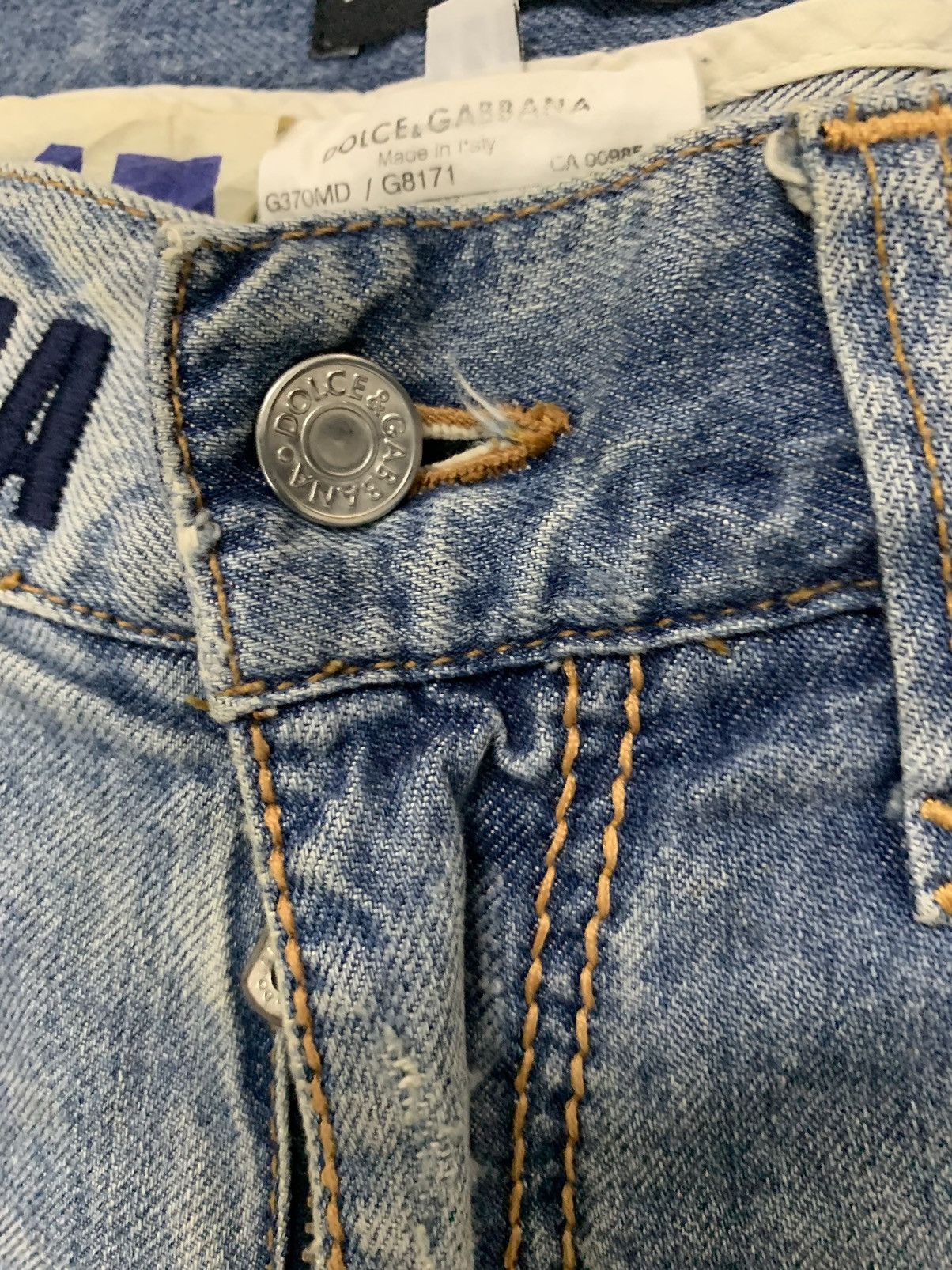 Dolce & Gabbana DOLCE & GABBANA Distressed denim Size US 32 / EU 48 - 9 Thumbnail