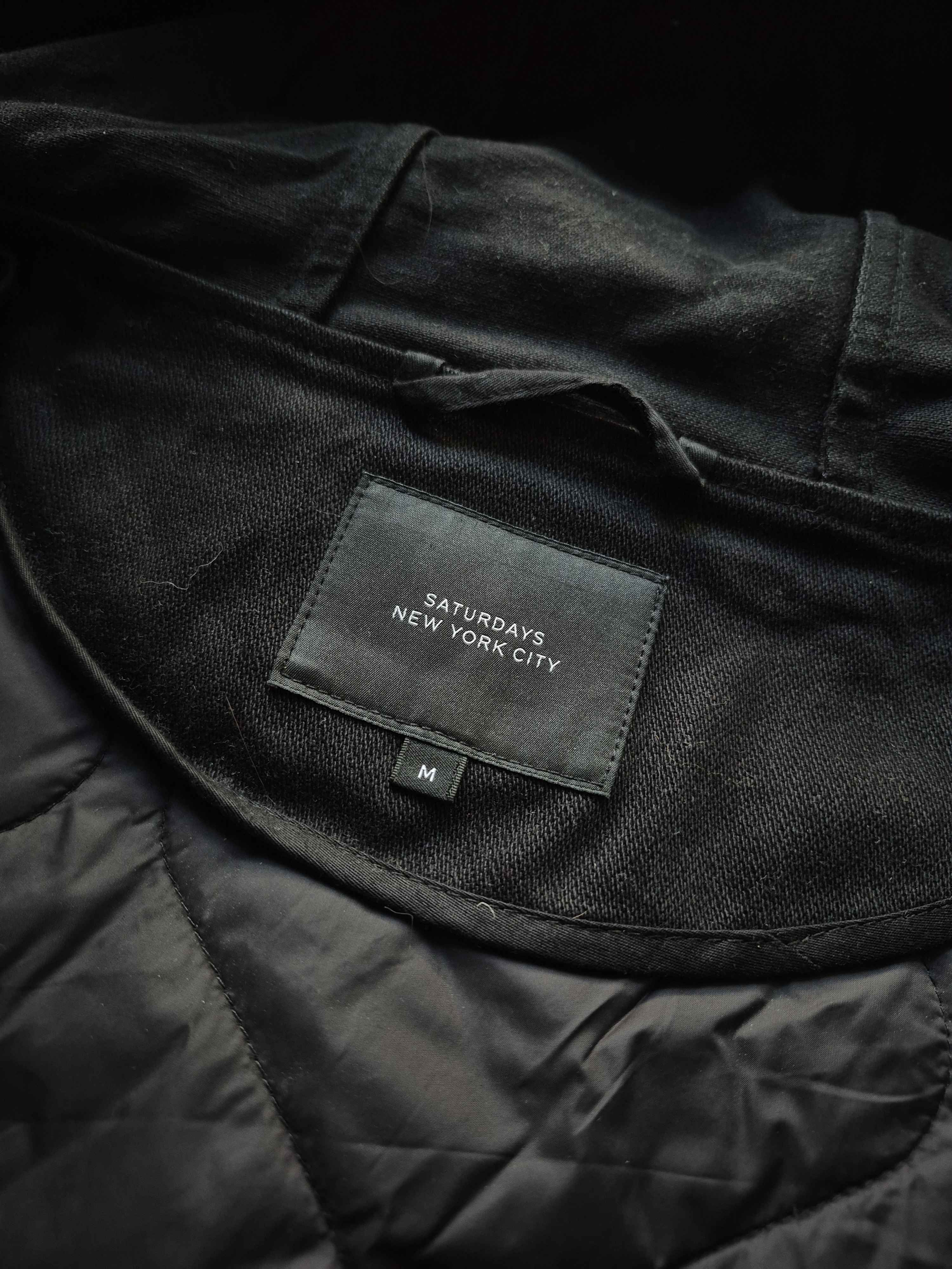 Saturdays NYC Saturdays NYC Black Hooded Lined Field Jacket Size US M / EU 48-50 / 2 - 7 Thumbnail