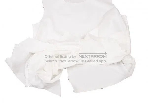 Comme des Garcons Comme Des Garcons White Retro Design Vest Top Size S / US 4 / IT 40 - 7 Thumbnail