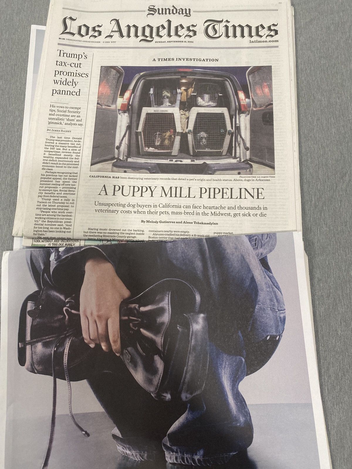 Acne Studios ACNE STUDIOS LA TIMES NEWSPAPER Size ONE SIZE - 2 Thumbnail