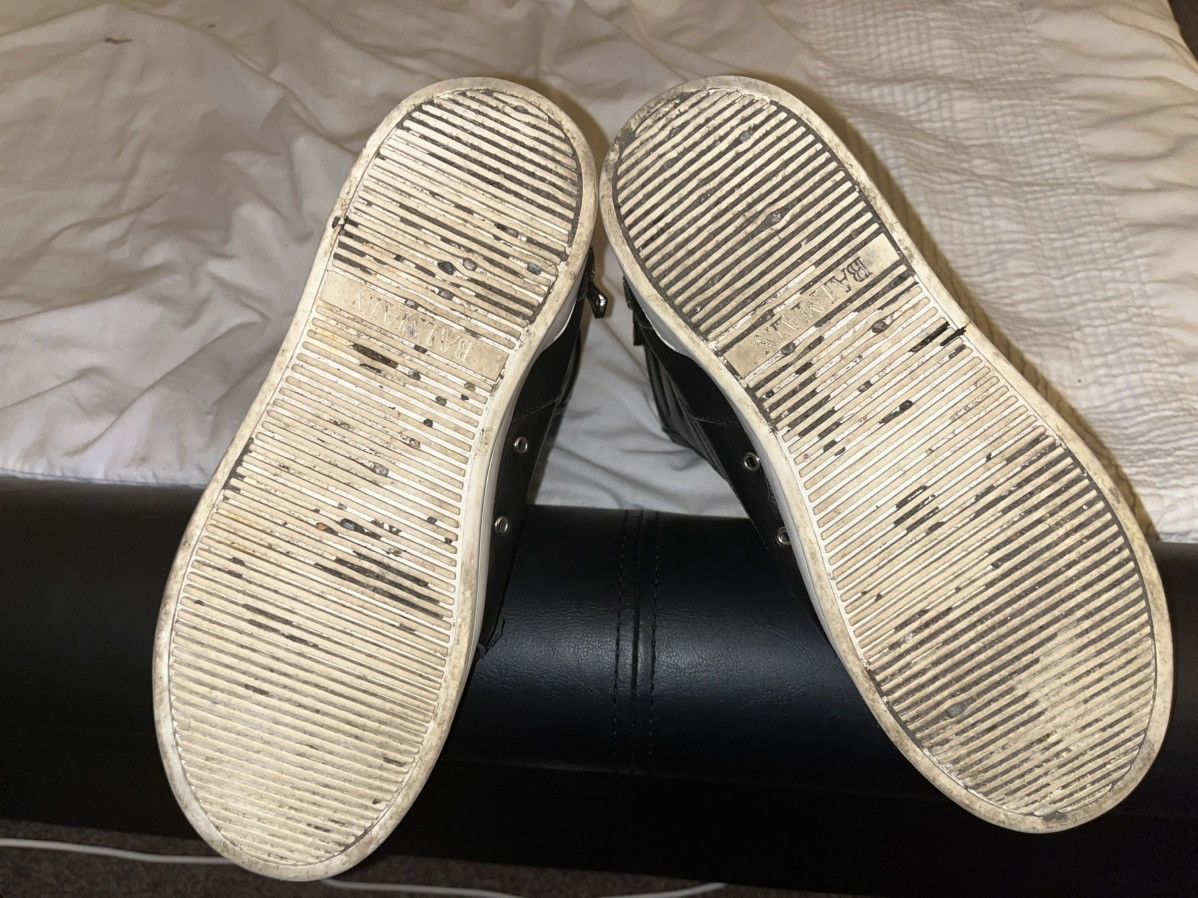 Balmain BALMAIN 2010s High Top Leather Zip Sneakers Decarnin Size US 9 / EU 42 - 10 Thumbnail