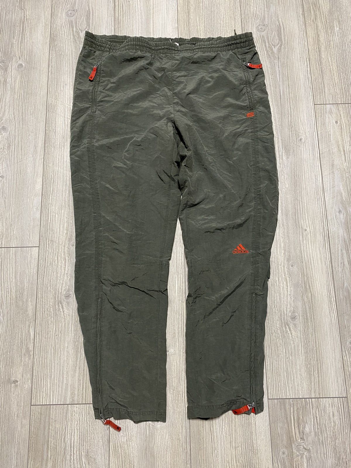 Adidas × Vintage Vintage Adidas Drill Pants Baggy Fit Wide Leg Cargo Y2K Size US 34 / EU 50 - 1 Thumbnail