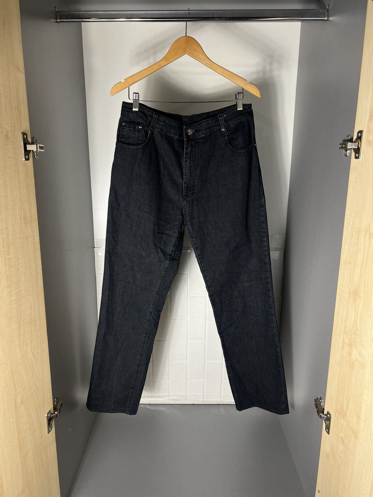 Emporio Armani VINTAGE EMPORIO ARMANI JEANS ITALIAN DESIGNER CASUAL Y2K 90s Size US 38 / EU 54 - 6 Thumbnail