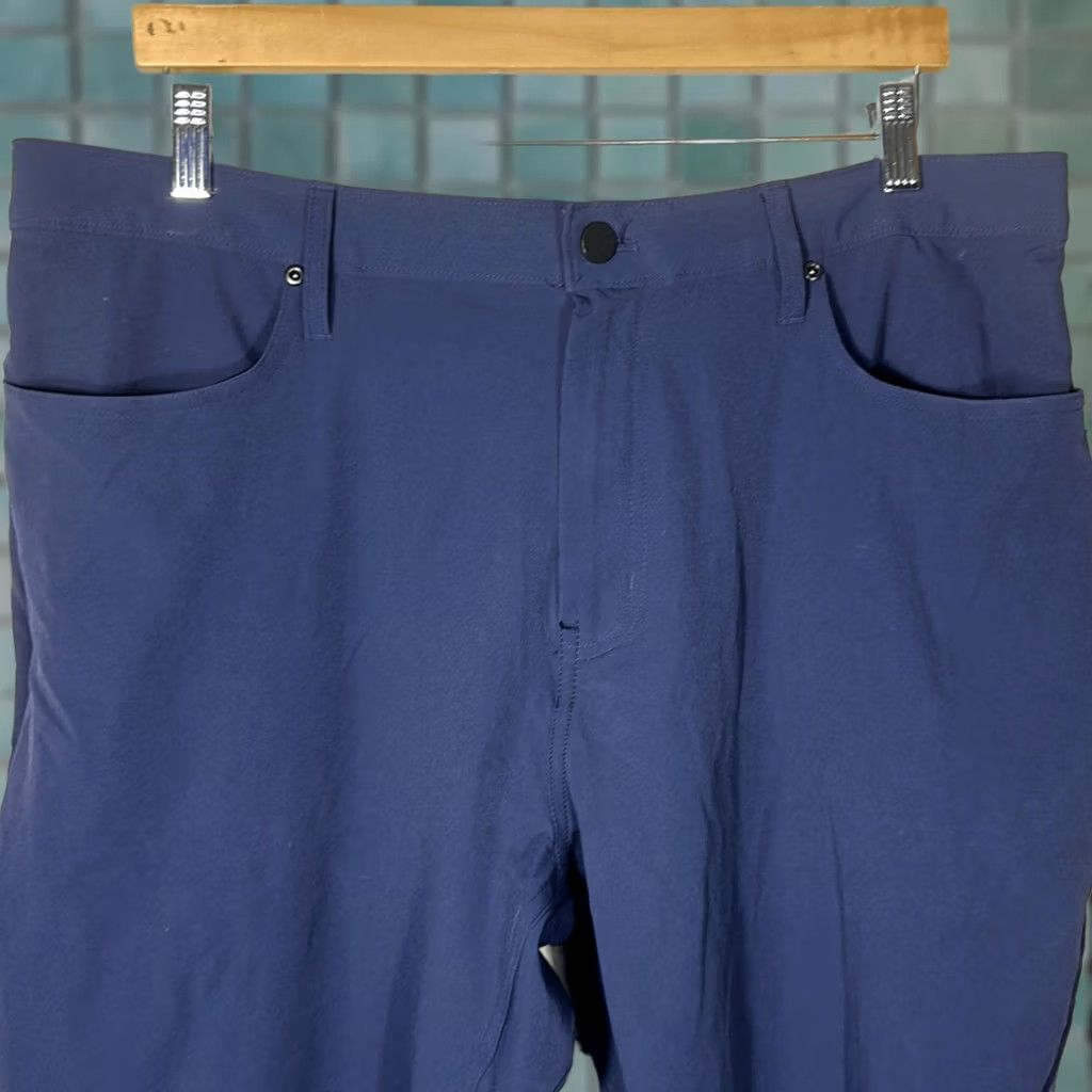 Vintage 01.Algo Pants Mens 38 Blue Golf Chino Performance Stretch Nylon Size US 38 / EU 54 - 1 Thumbnail