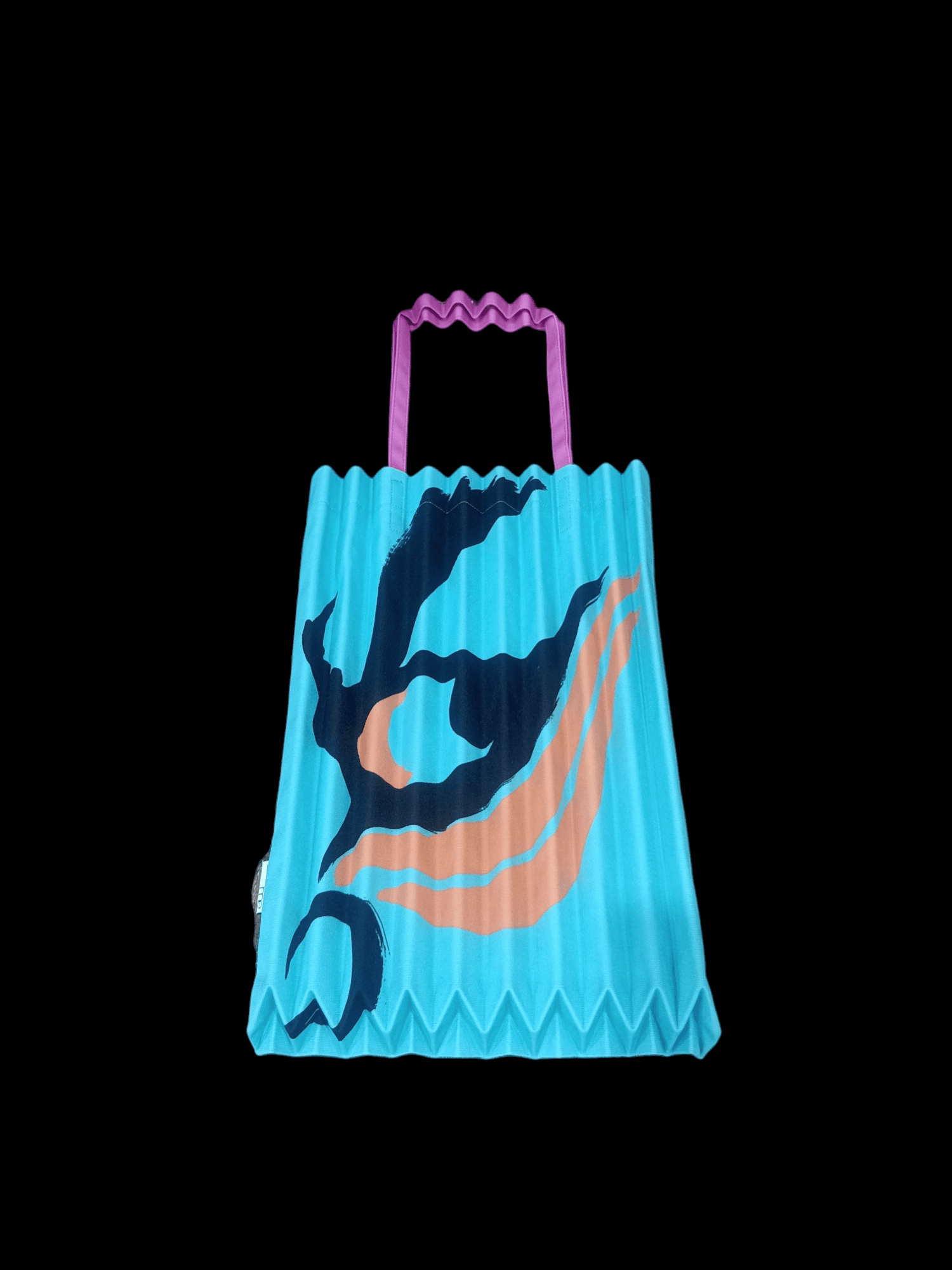 Issey Miyake × Pleats Please Issey Miyake Issey Miyake Me Series Eye Totum Folding Tree Trunk Bag Size ONE SIZE - 3 Thumbnail