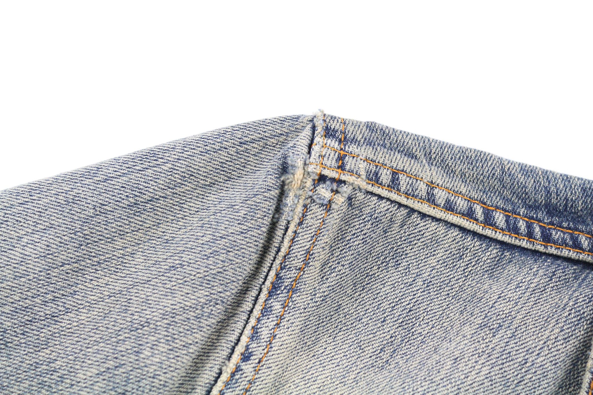 Nudie Jeans RONNY PATCHES XS Blue Denim Polo Jacket 80358 Size US XS / EU 42 / 0 - 7 Thumbnail