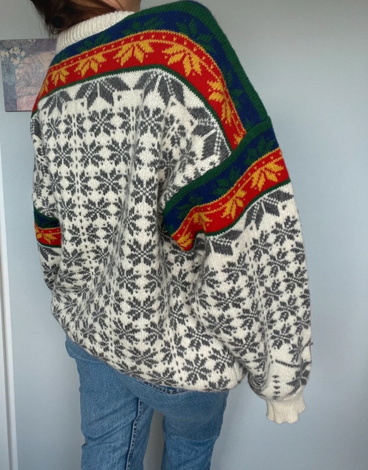 Vintage Vintage Wool Sweater Scandinavian VM Pa Ski Trondheim 97 Size US XL / EU 56 / 4 - 1 Thumbnail