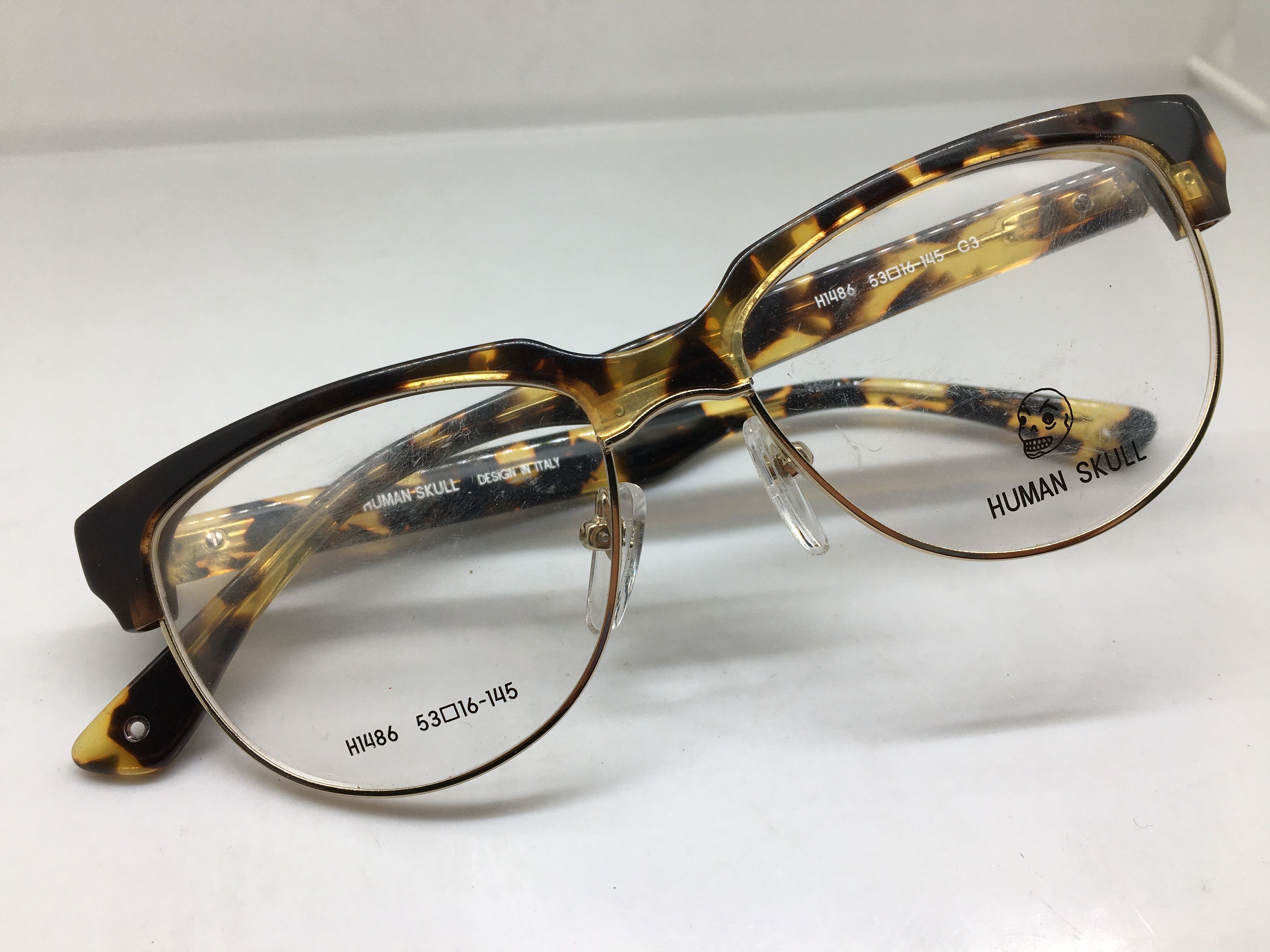 Vintage Vintage Human Skull H1486 Malcolm Eyeglasses Frame Size ONE SIZE - 7 Thumbnail