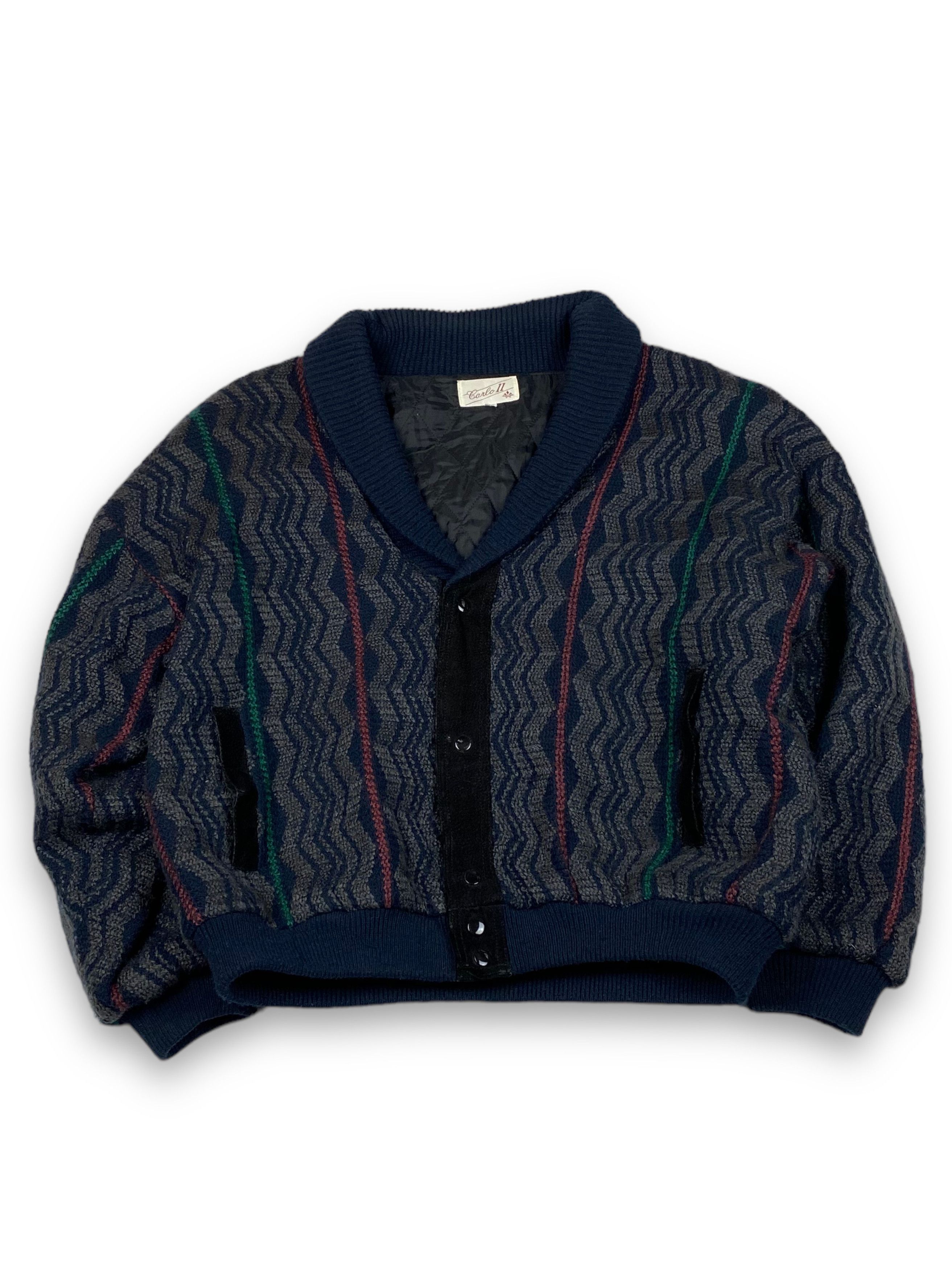 image of 1990X Clothing x Bomber Jacket 90's Vintage Carlo Two Heavy Warm Bomber Jacket M, Men's (Size 2XL)