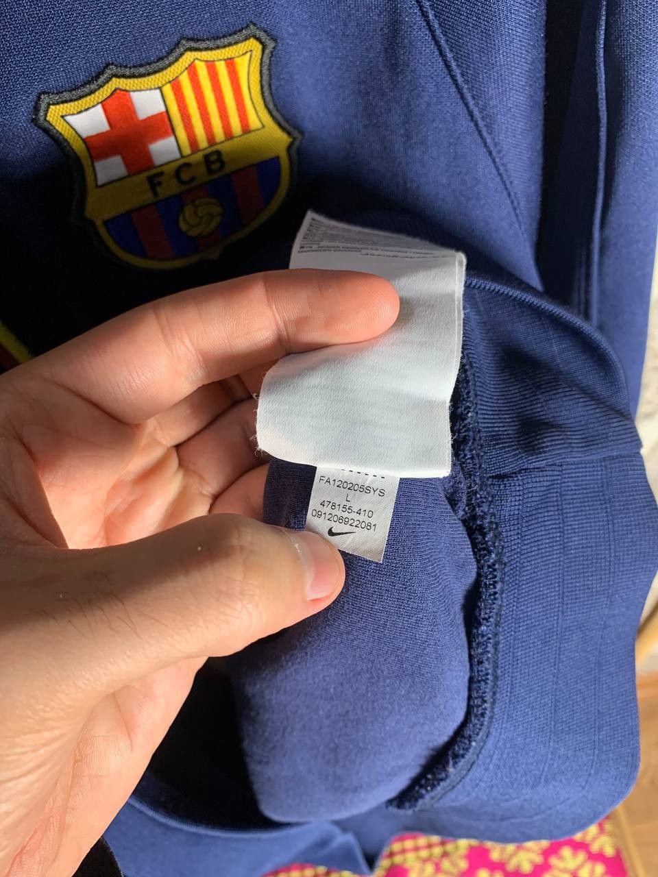 Nike Vintage Nike FC Barcelona Spain Soccer Jacket Retro Y2K Size US L / EU 52-54 / 3 - 7 Thumbnail