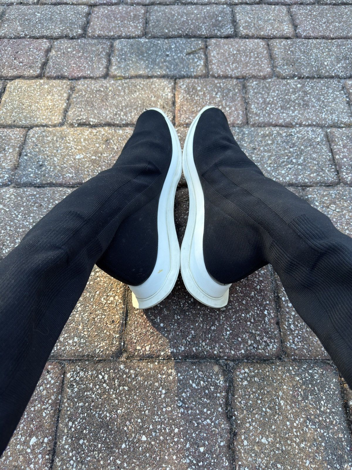 Rick Owens Rick Owens Runner Stretch Sock Size US 12 / EU 45 - 3 Thumbnail