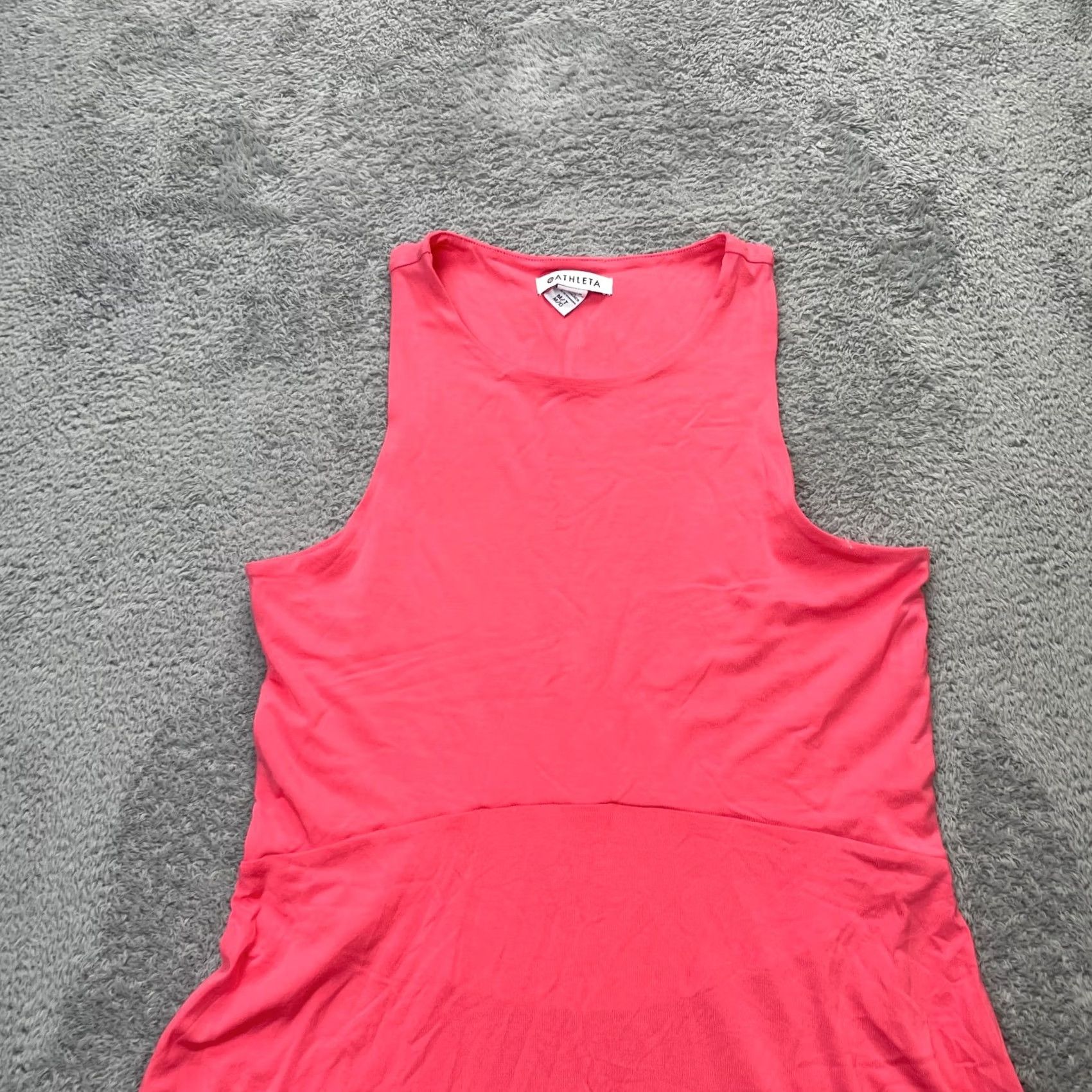 Athleta Athleta Dress Womens M Pink Fit & Flare Santorini Thera Sleeveless Party Casual Workwear Size M / US 6-8 / IT 42-44 - 5 Thumbnail