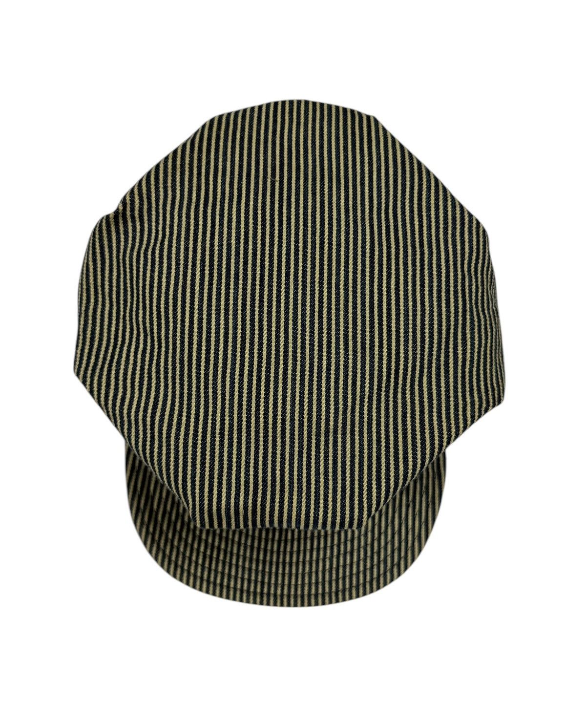 Beams Plus × Vintage Vtg🔥Beams Plus Hickory Railroad Engineer Hat Size ONE SIZE - 3 Thumbnail