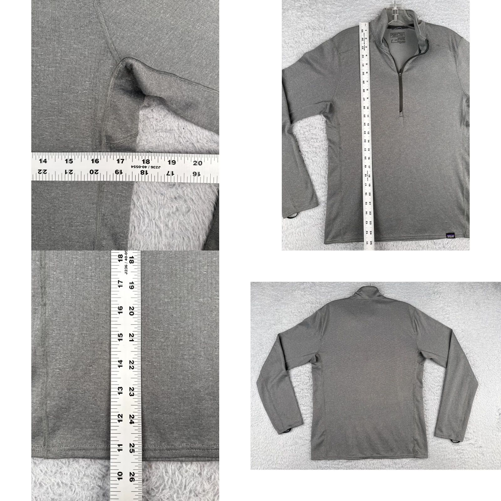 Patagonia Patagonia Shirt Men Small Gray Capilene Midweight 1/4 Zip Polyester Long Sleeve Size US S / EU 44-46 / 1 - 8 Thumbnail