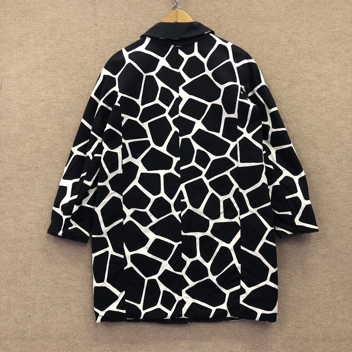 Max Mara S'Max Mara Monochrome Printed Reversible Vada Coat Size S / US 4 / IT 40 - 3 Thumbnail
