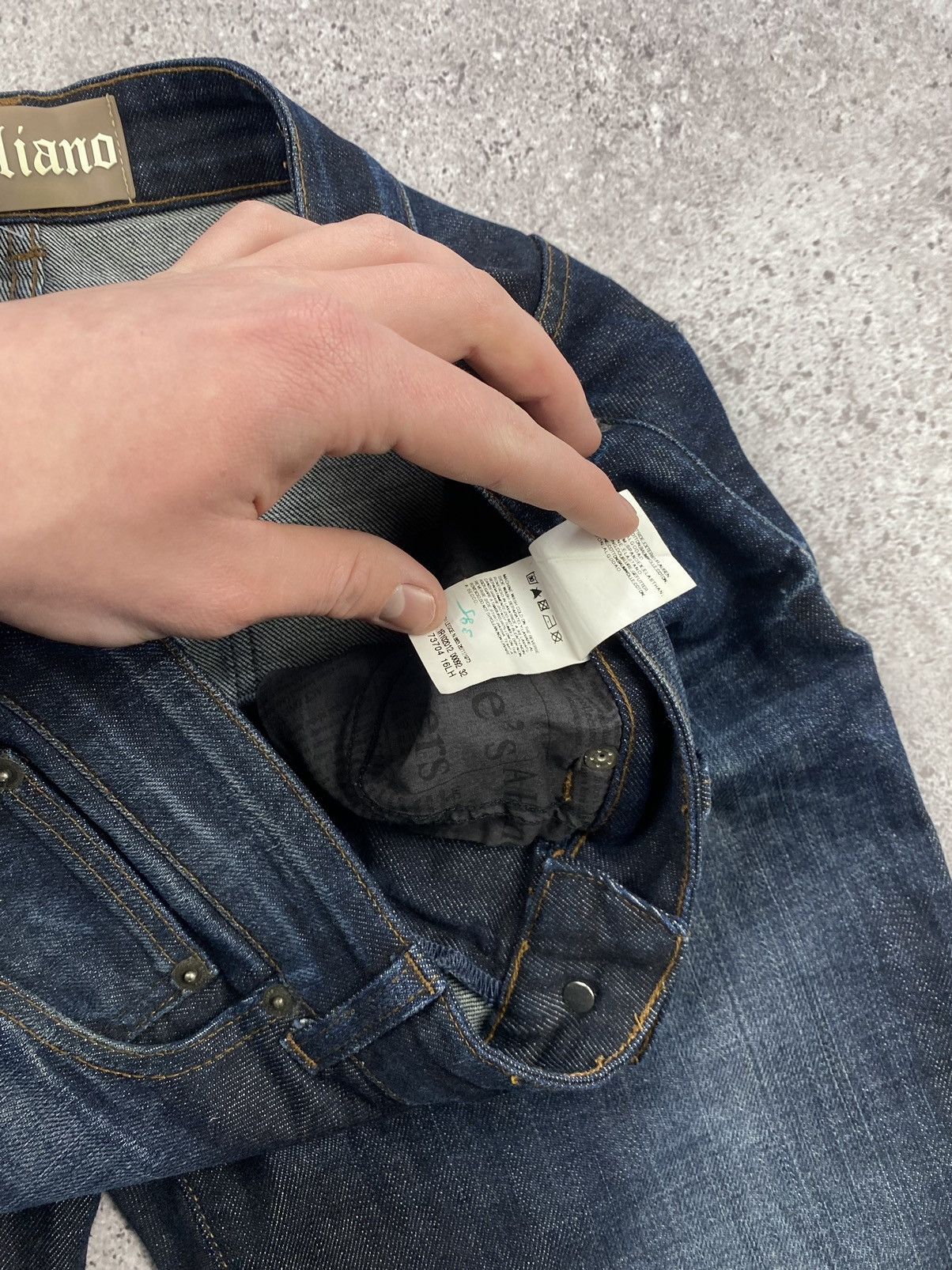John Galliano Galliano Denim Shorts Y2k Jeans Distressed Baggy Size US 34 / EU 50 - 6 Thumbnail