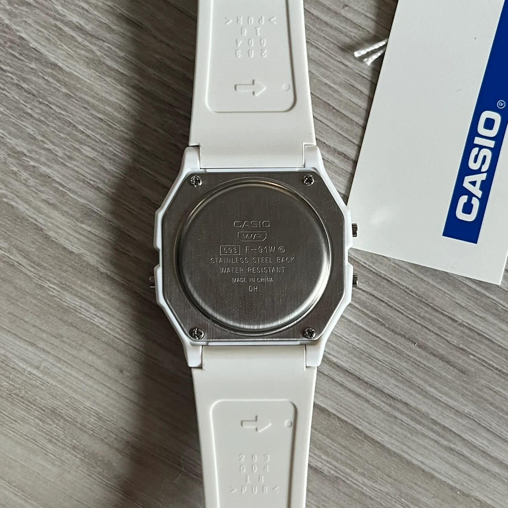 Casio Casio F-91W "Trollface" White Digital Watch Size ONE SIZE - 4 Thumbnail