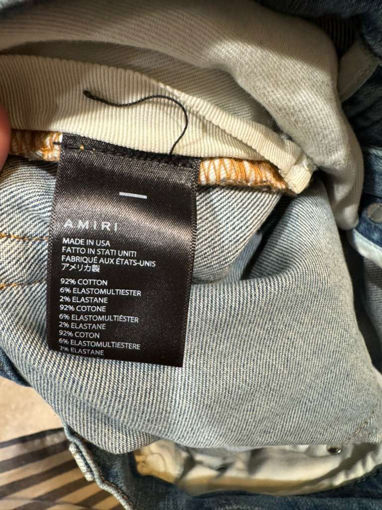 Amiri Amiri camo patch jeans Size US 32 / EU 48 - 10 Thumbnail