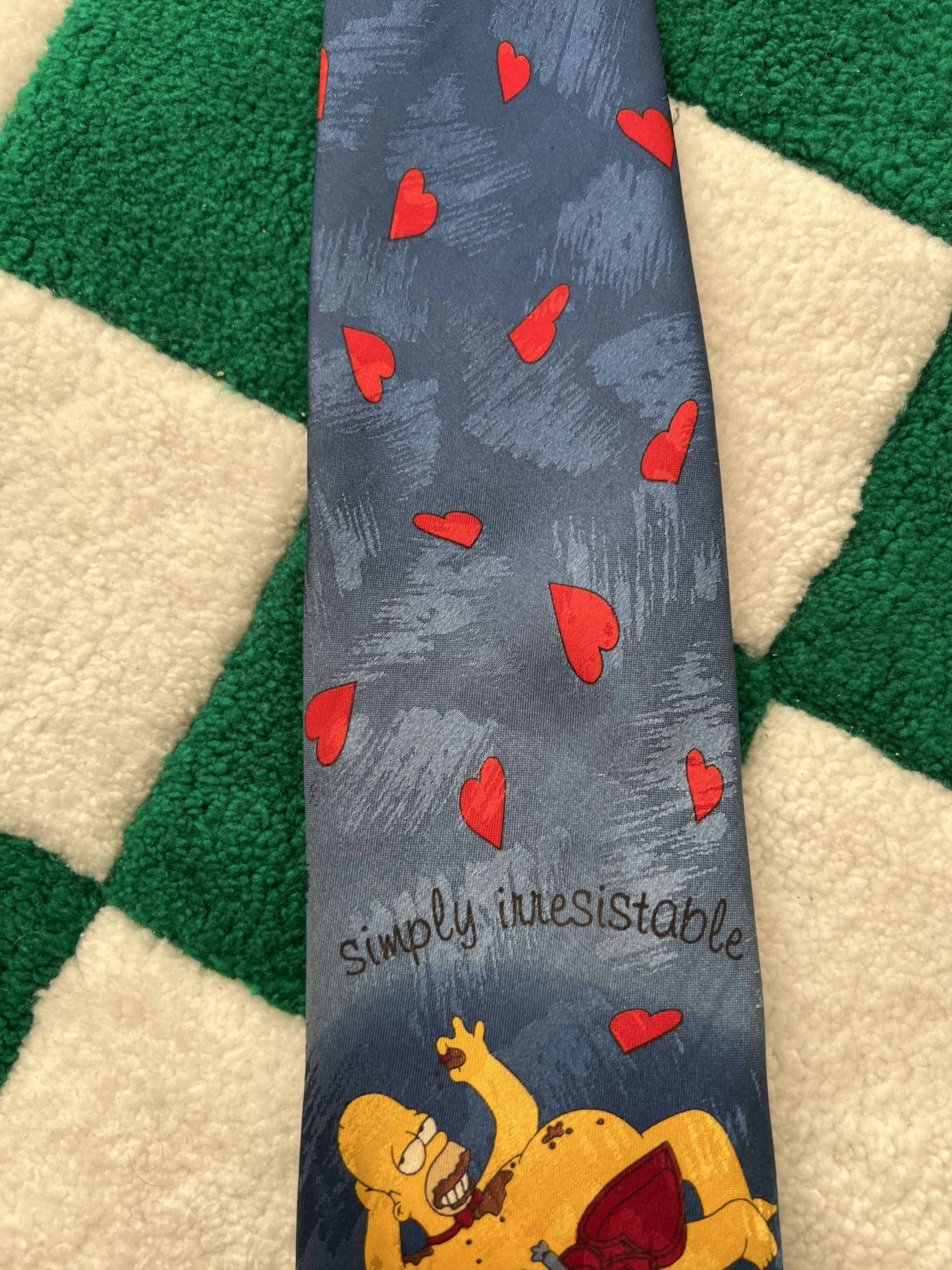 Cartoon Network The Simpsons 1998 Vintage Homer Cartoon tie Size ONE SIZE - 3 Thumbnail