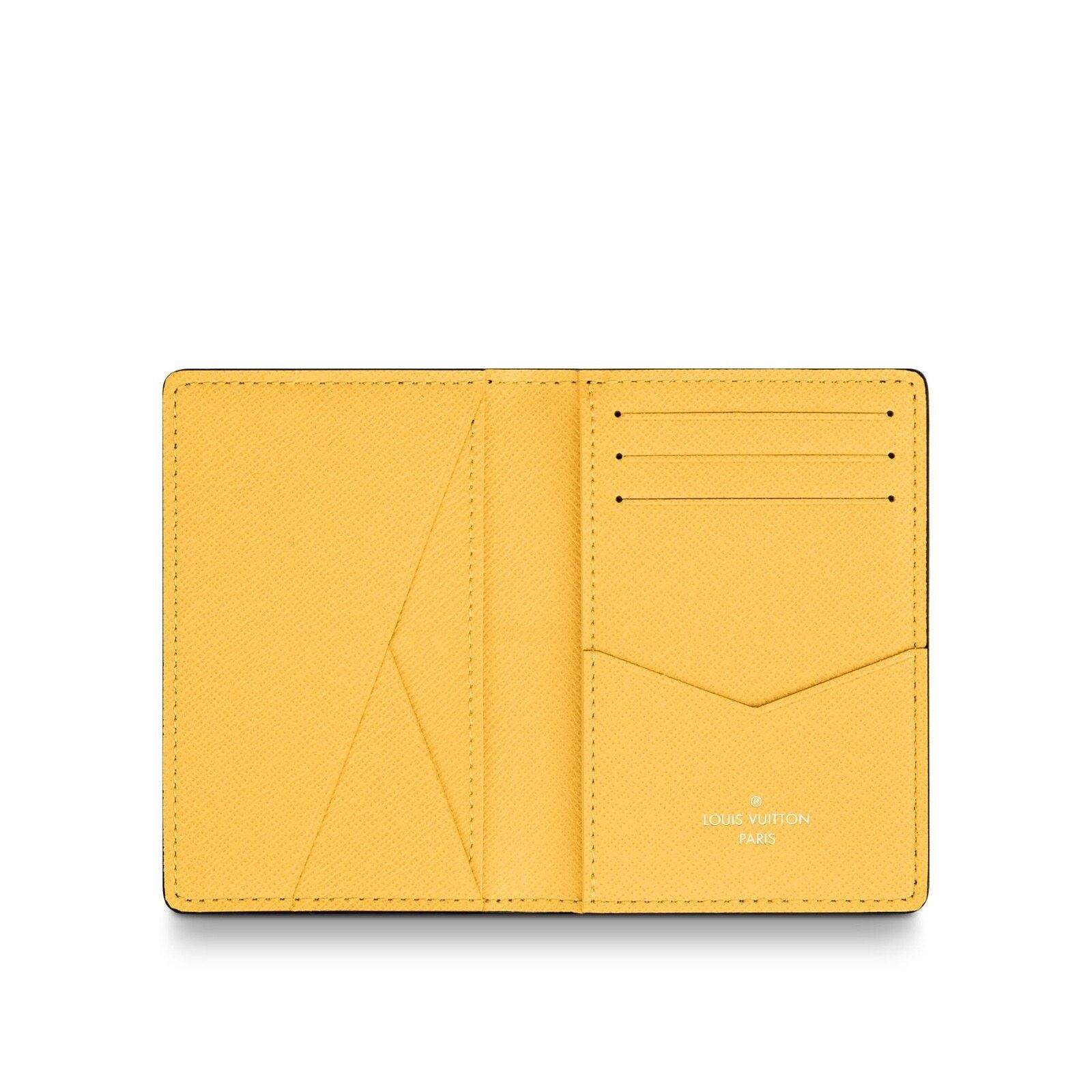 Louis Vuitton Louis Vuitton Label Savan Yellow Pocket Organizer Wallet Size ONE SIZE - 6 Thumbnail
