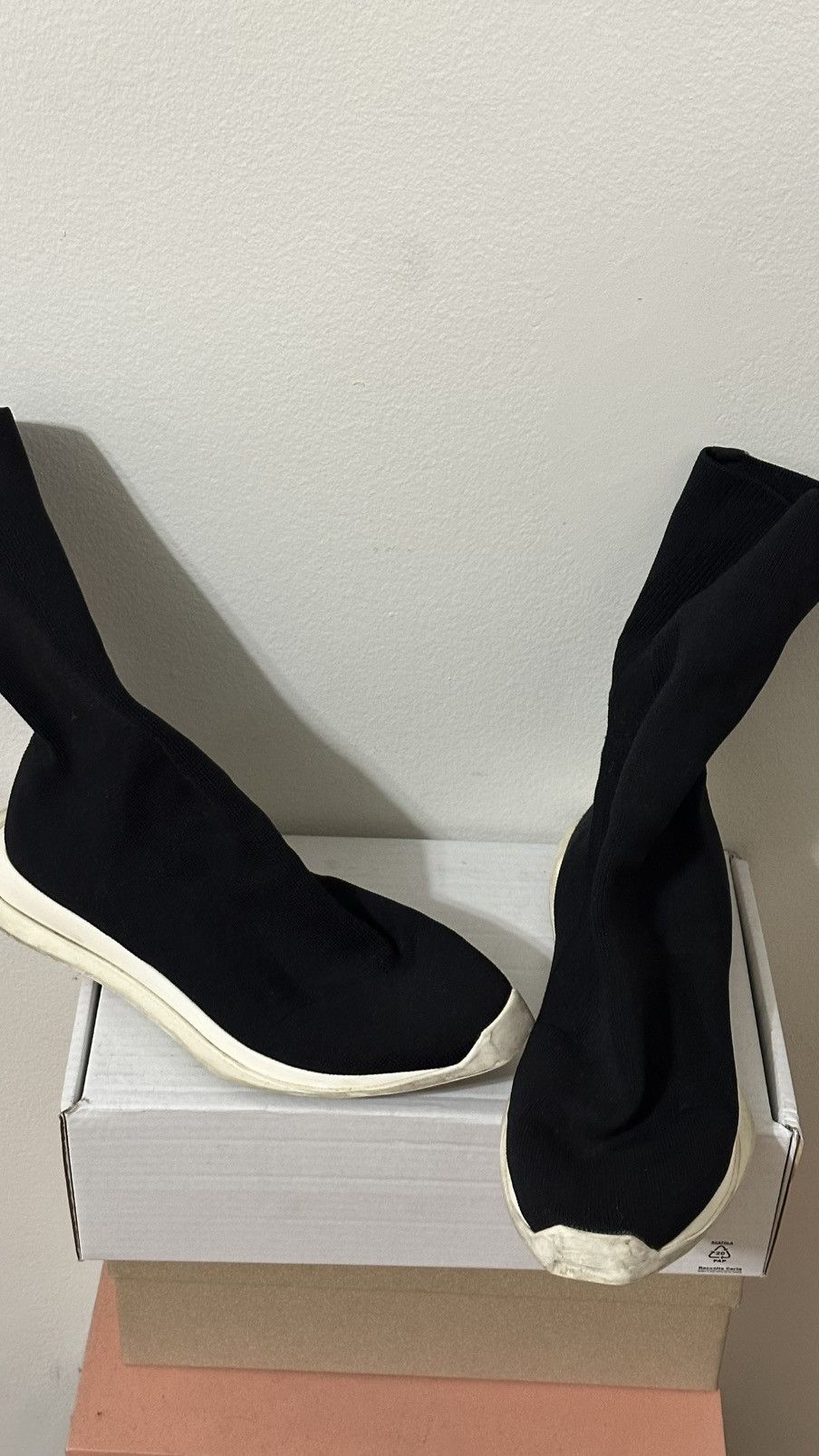 Rick Owens Drkshdw Rick Owens Drkshdw Sock Sneakers Size US 11 / EU 44 - 3 Thumbnail
