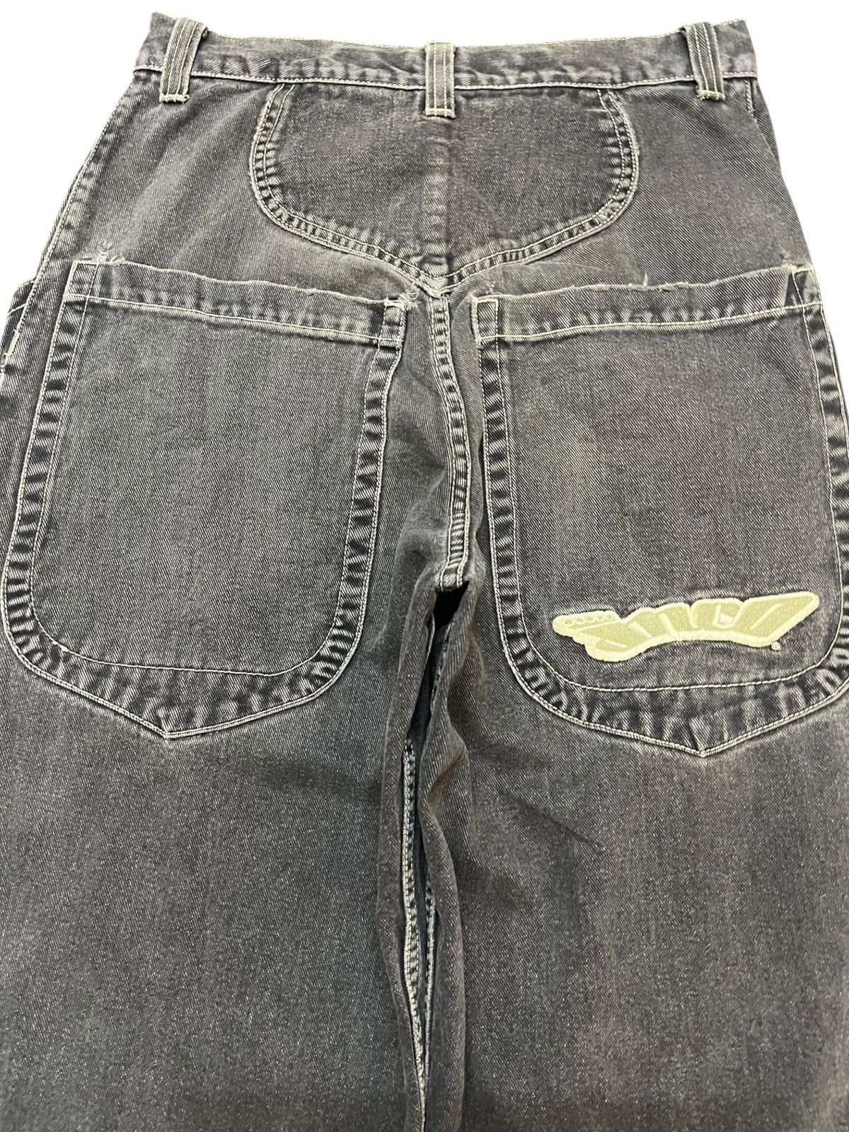 JNCO Vintage 90’s JNCO Baggy Low Down Faded Denim Size US 31 - 8 Thumbnail