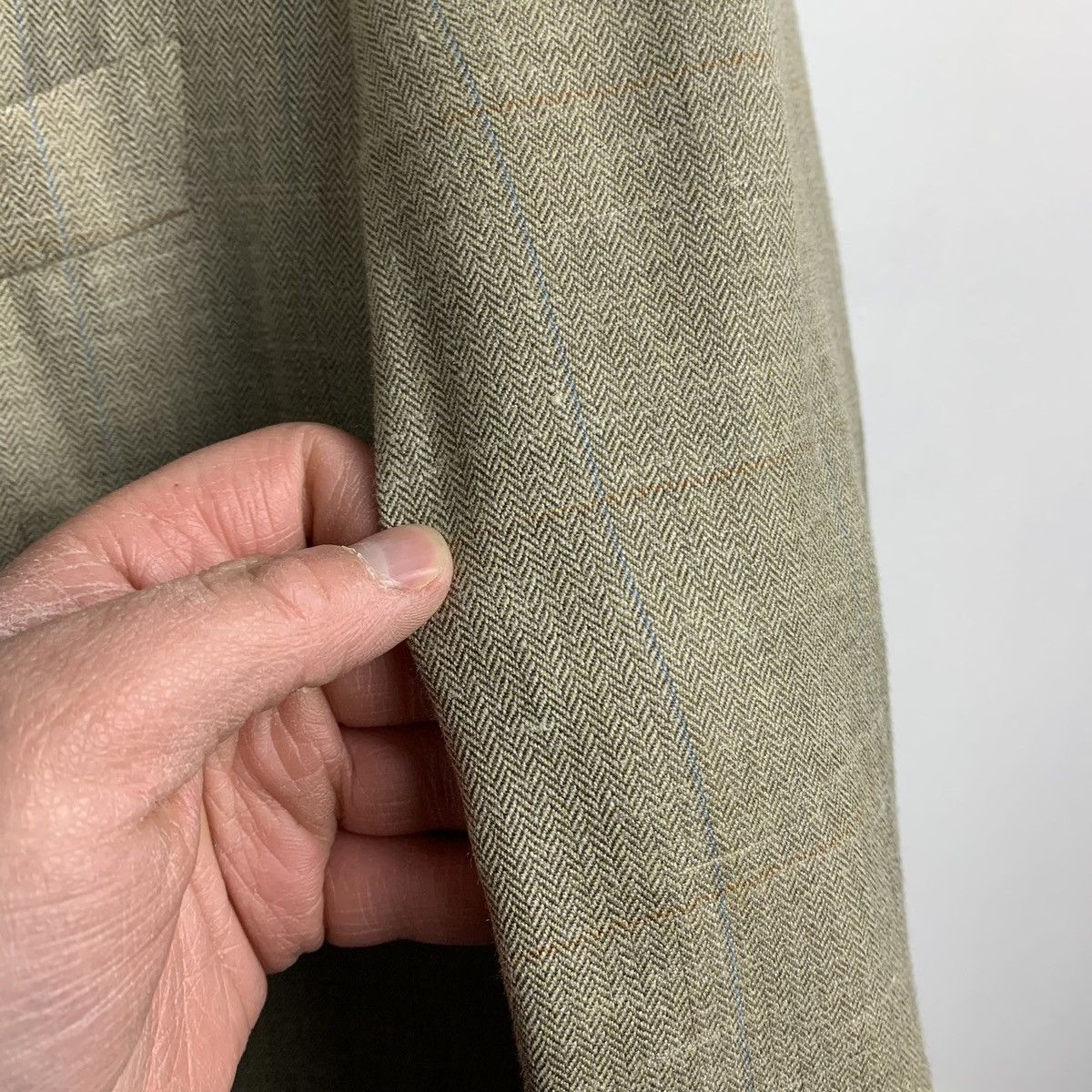 Ermenegildo Zegna Ermenegildo Zegna Wool Silk Linen Blazer 50R Made in Spain Size 50R - 19 Thumbnail