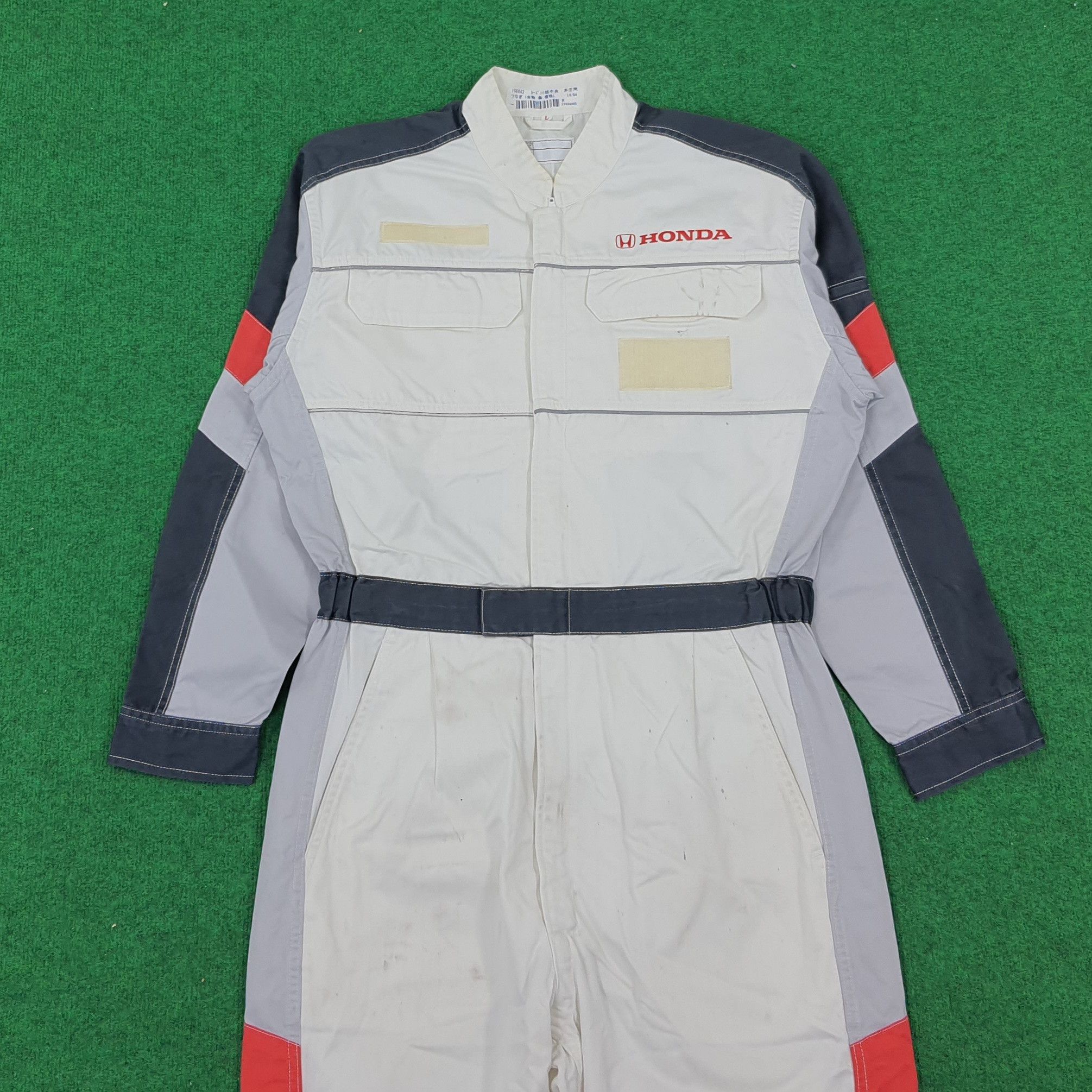 Honda × Japanese Brand Vintage HONDA Racing Japan Motorsports Brand Coverall Size US M / EU 48-50 / 2 - 3 Thumbnail