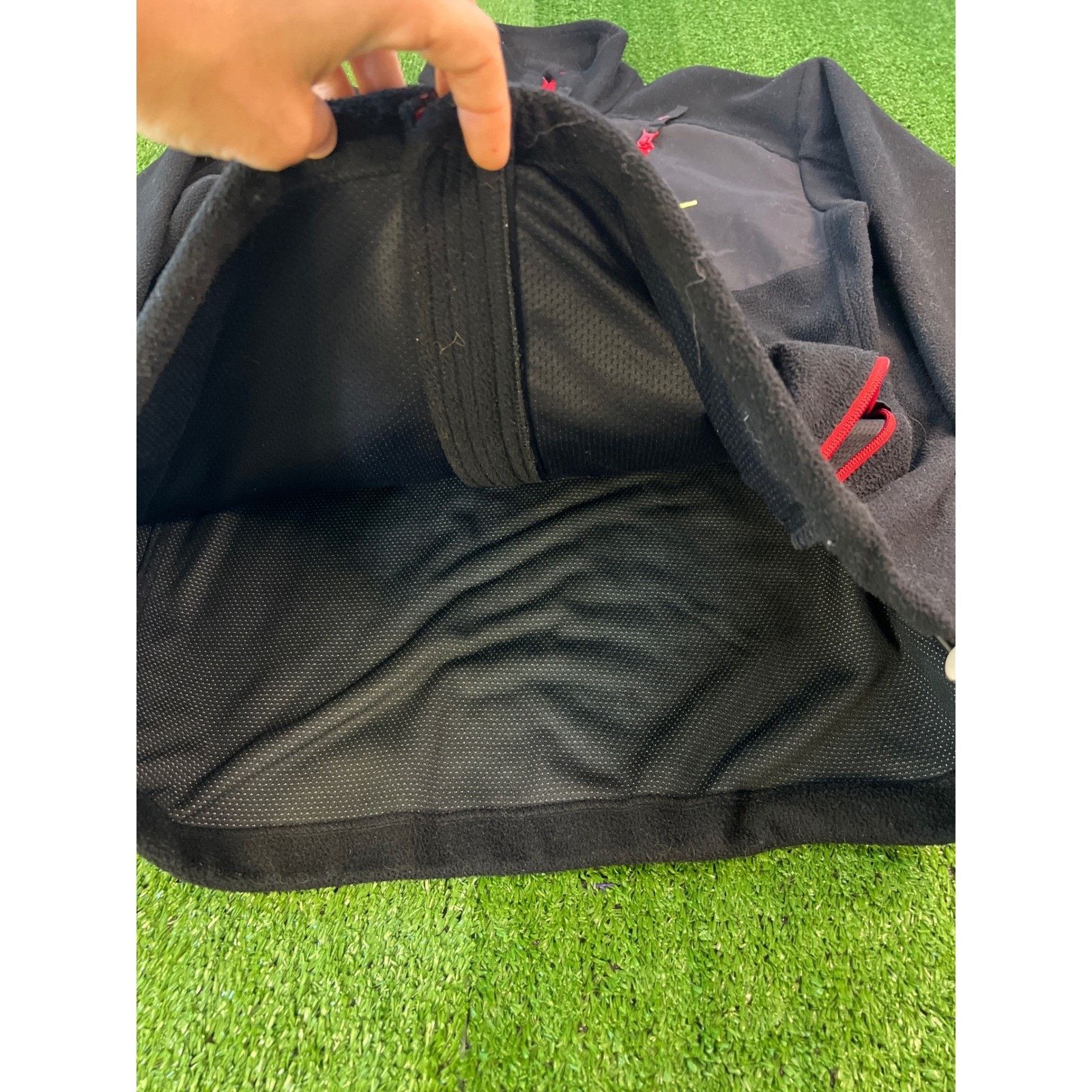 Other Arsenal FC Mens Fleece Jacket Black Red Full Zip M/L Size US L / EU 52-54 / 3 - 3 Thumbnail