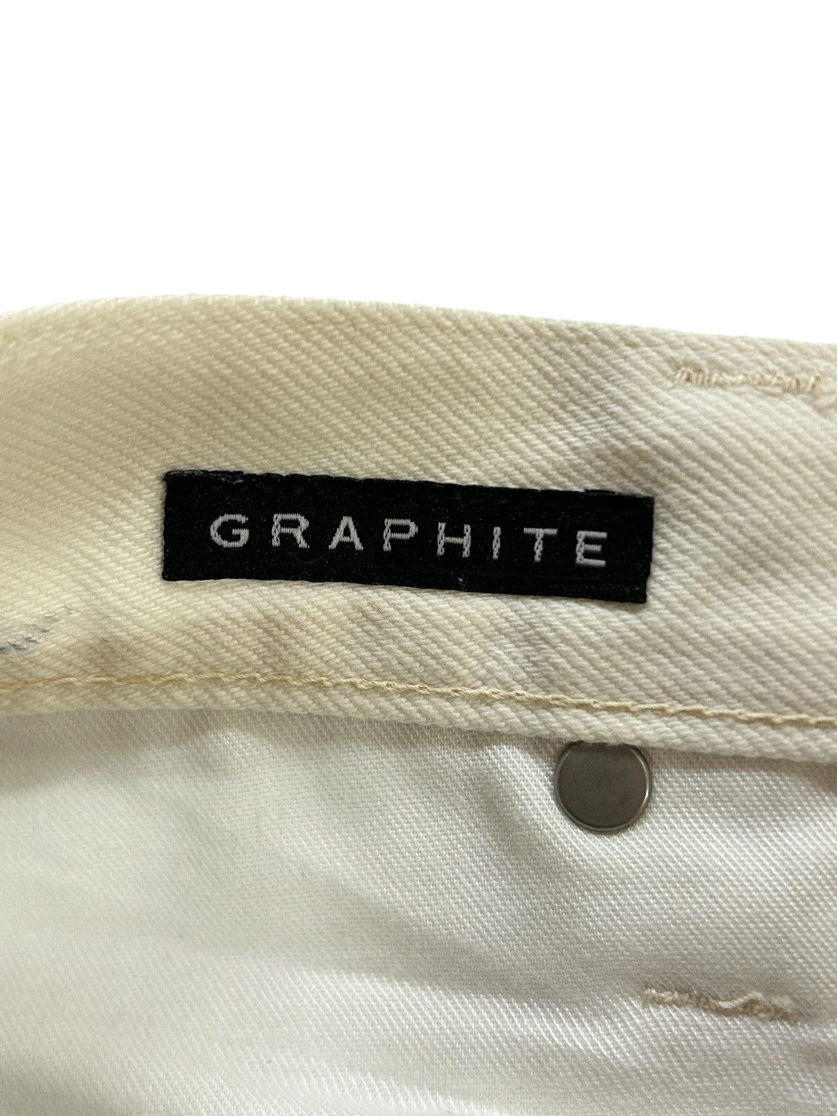 Japanese Brand × KURO × Vintage Vintage Kuro ‘Graphite’ Rare White Fade Selvedge Jeans Size US 31 - 16 Thumbnail