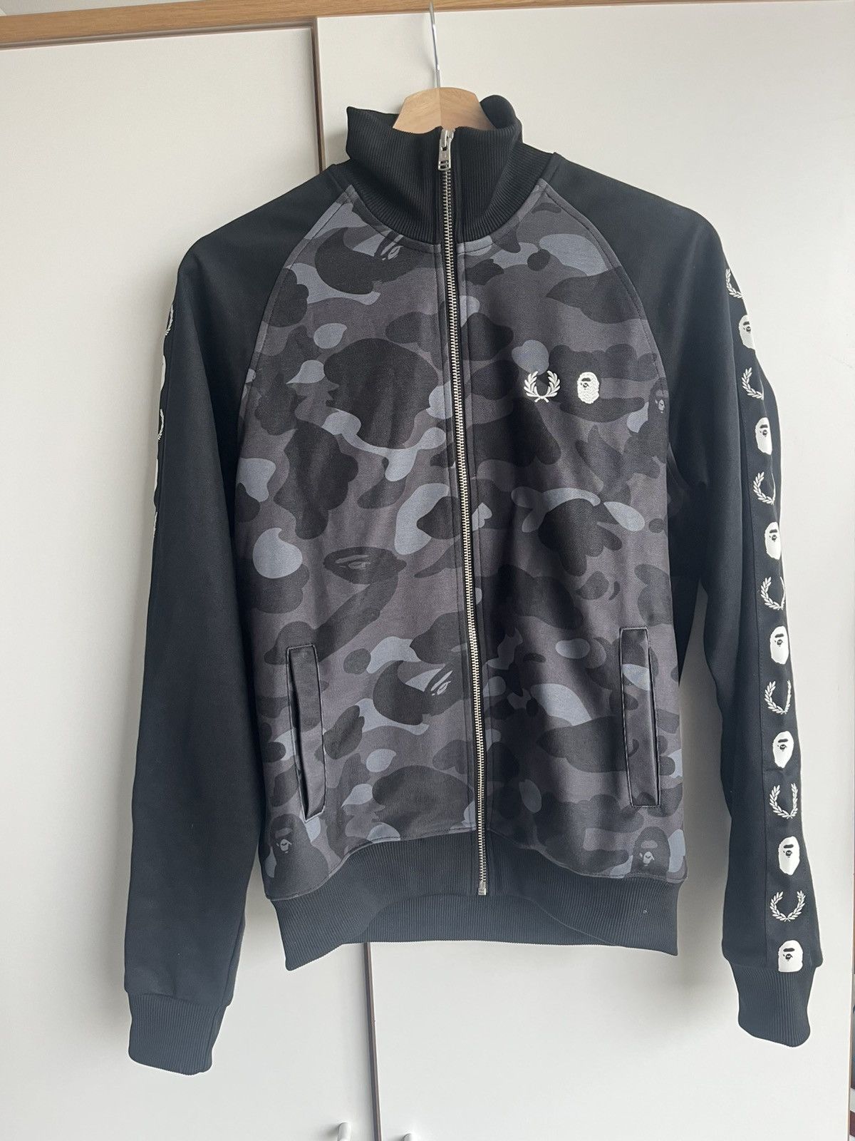 Bape × Fred Perry Bape x Fred Perry Color Camo Track Jacket Size US S / EU 44-46 / 1 - 2 Thumbnail